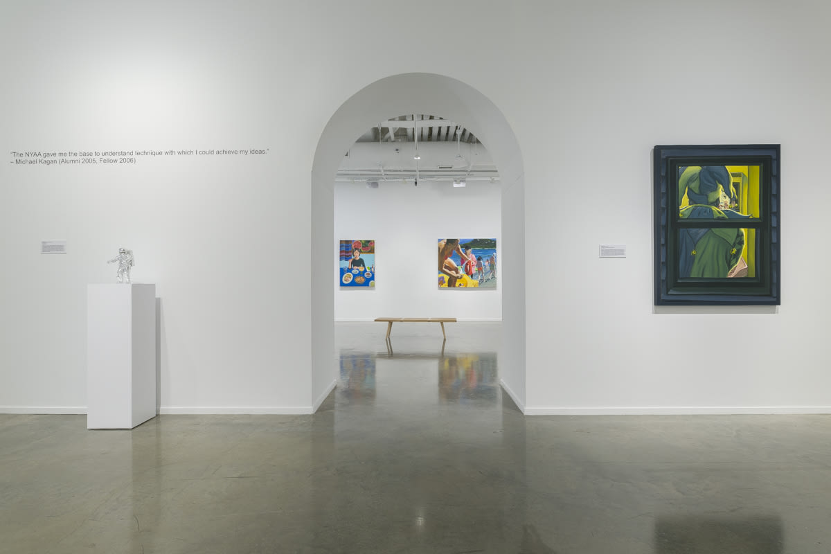 Installation view, New York Academy of Art Chubb Fellows and Friends, 2025. Photo: Evan Sheldon.