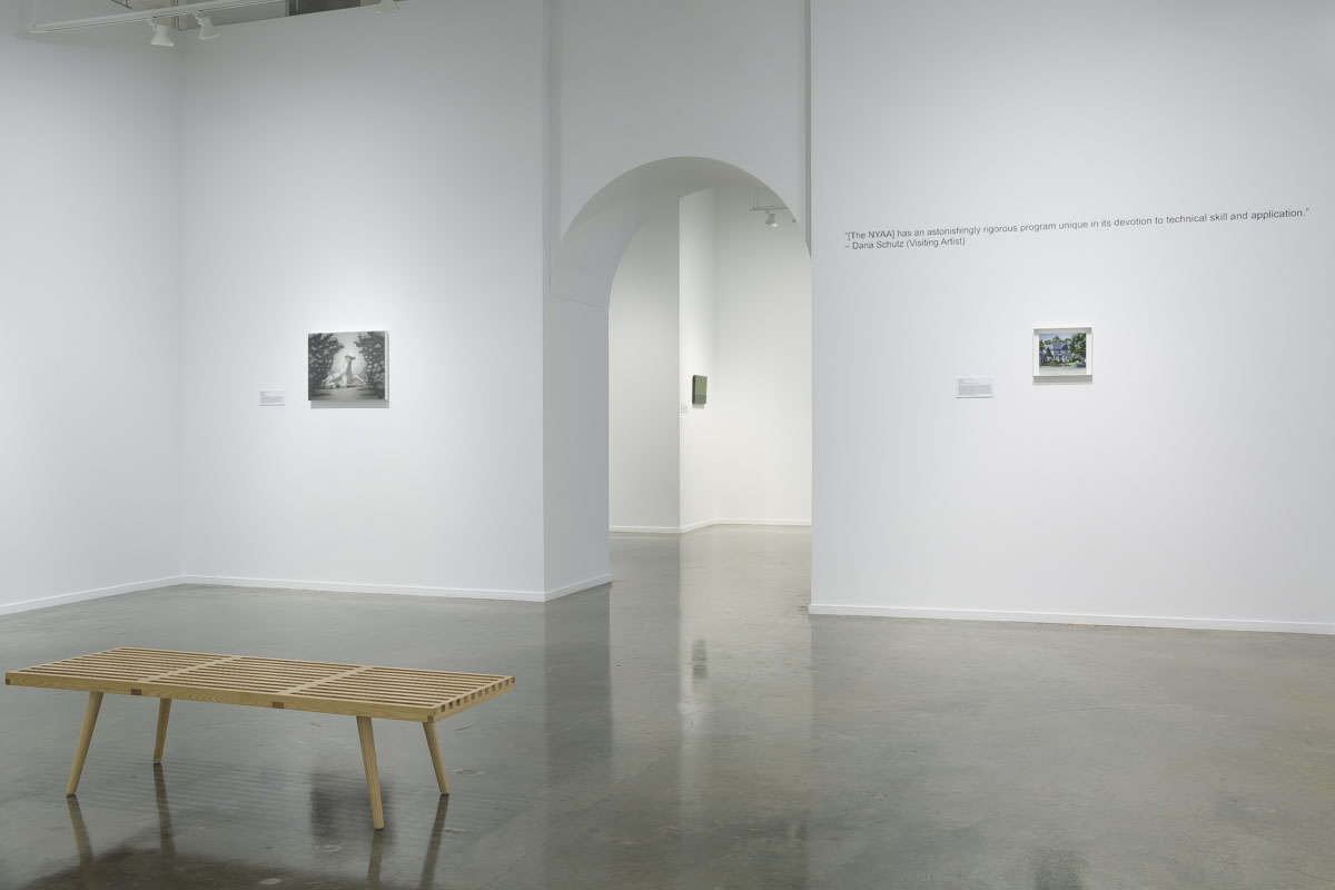 Installation view, New York Academy of Art Chubb Fellows and Friends, 2025. Photo: Evan Sheldon.