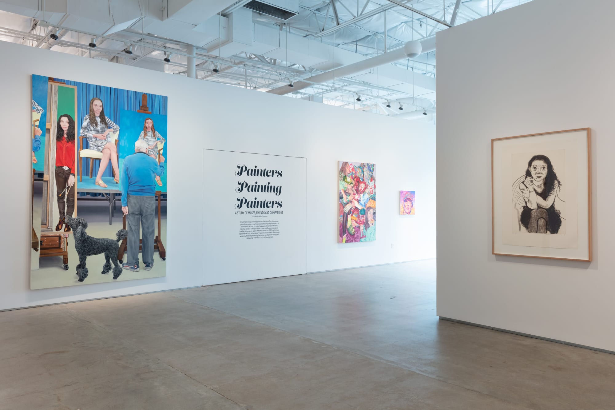 Installation view, Painters Painting Painters: A Study of Muses, Friends and Companions, 2022. Todora Photography.