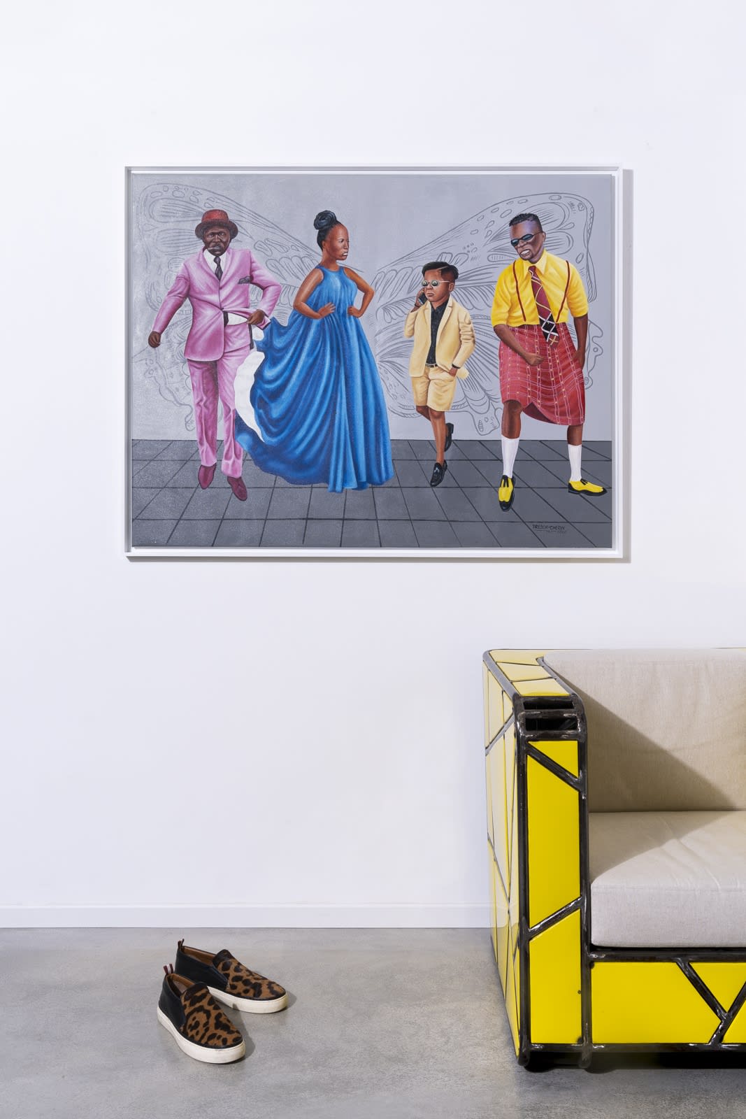 A display in Foreign Agent gallery