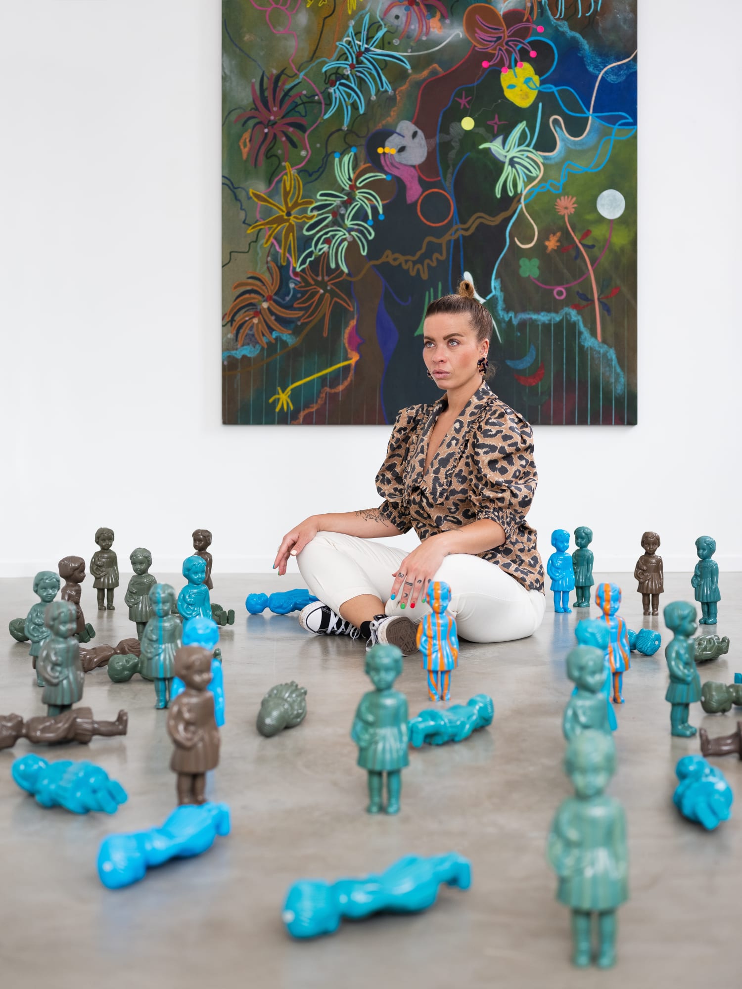 There's gasoline in my heart - Installation view