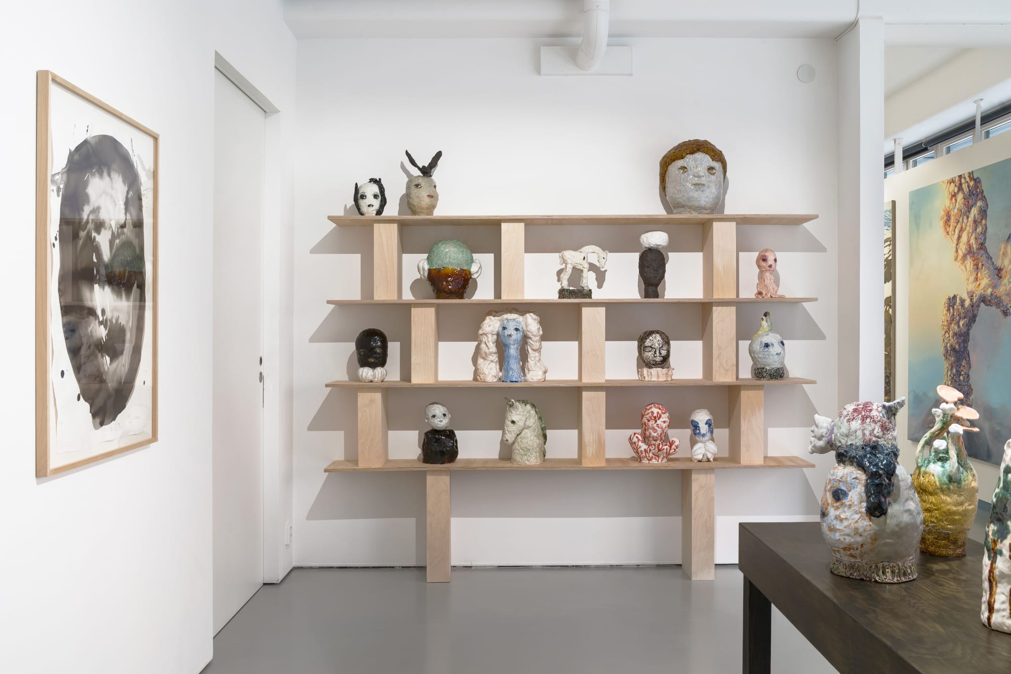 Amalia Bille, Ankarpunkt, Berg Gallery, 2025. Photo: Sanna Argus Tirén.