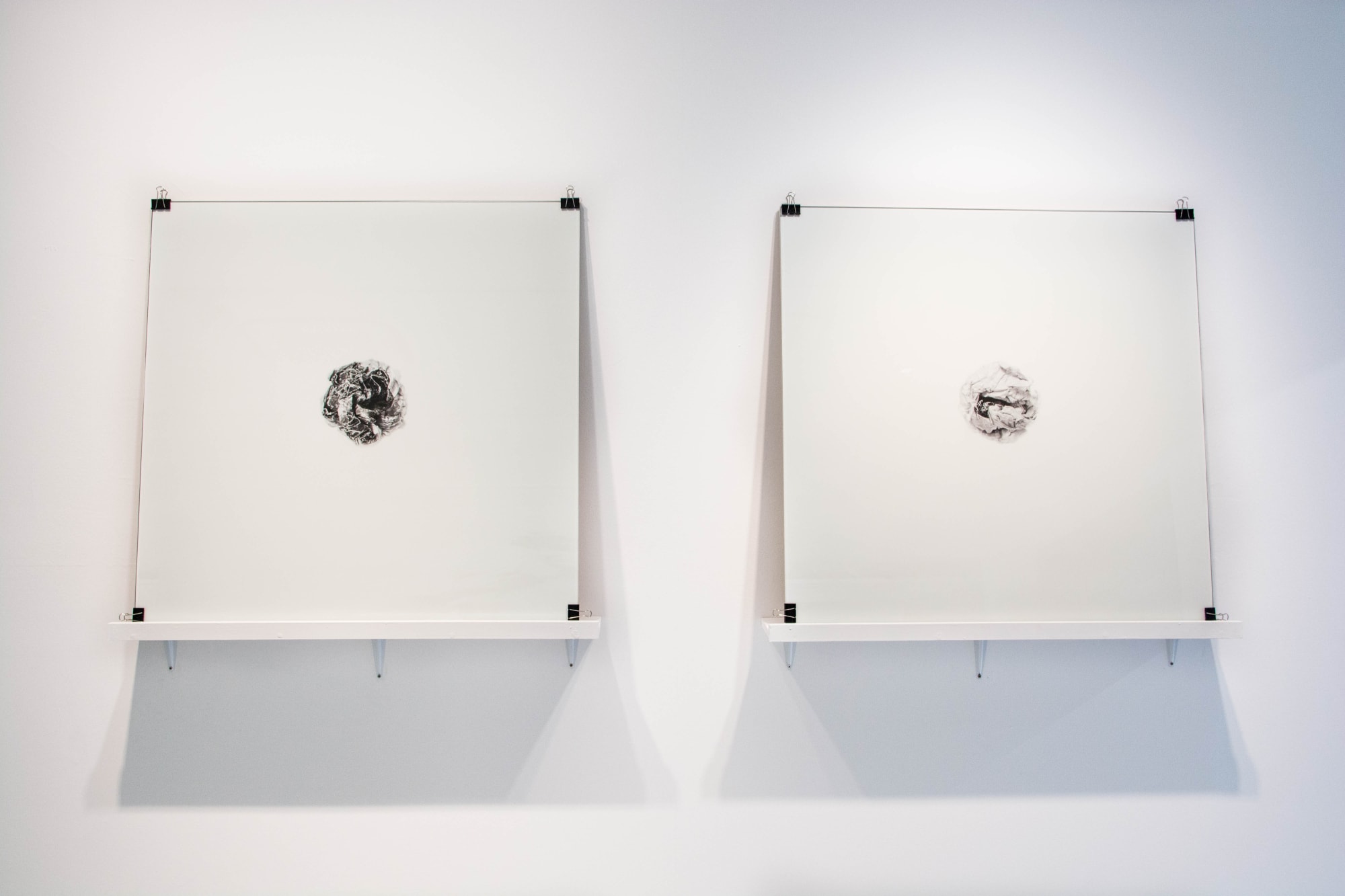 Xue Mu Liquid Truth_Crumpled Installation view