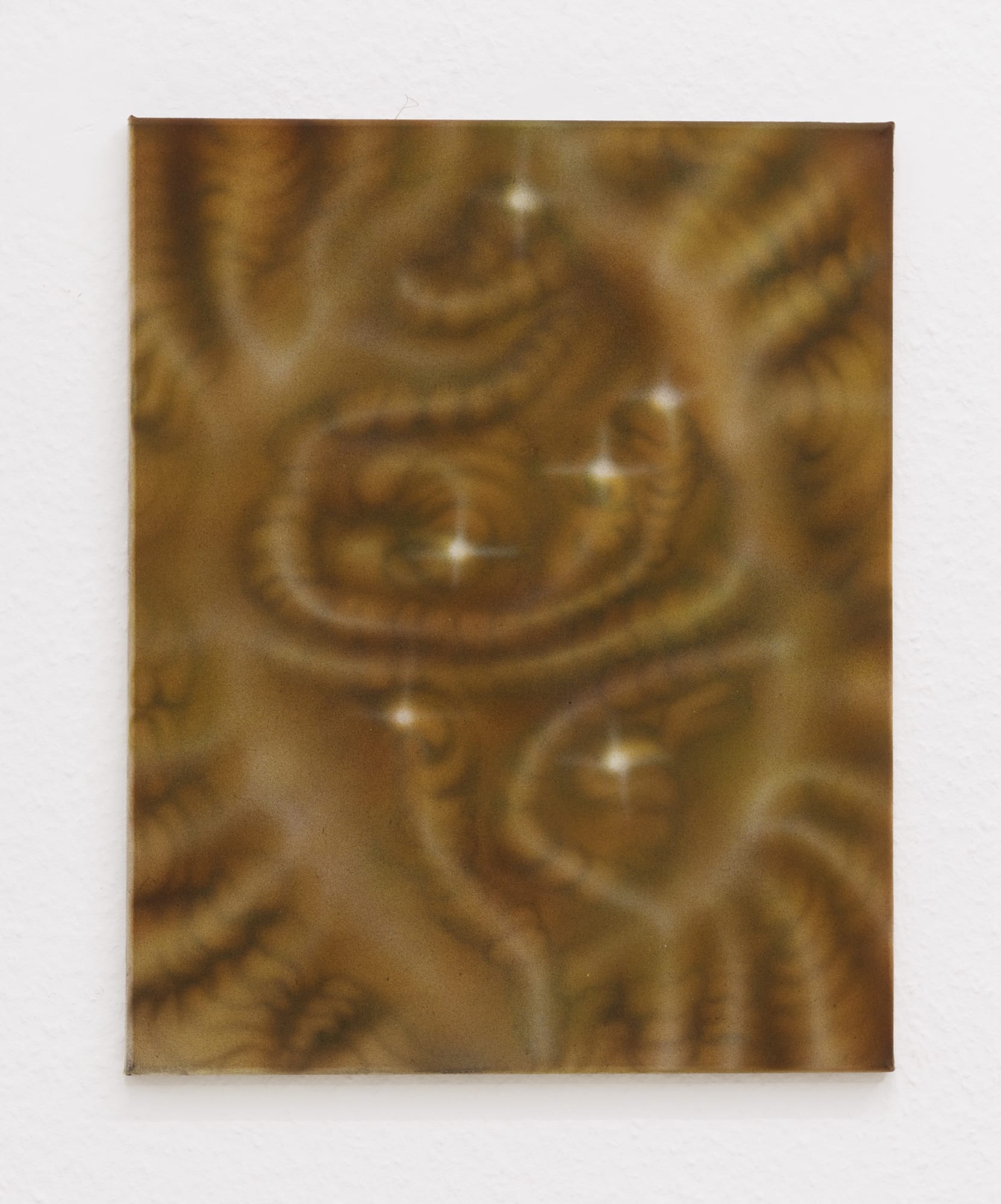 VERONIKA HAPCHENKO liquid, honey (II) [płyn, miód (II)], 2021-2022 Acrylic and ink on canvas 50 x 40 cm | 19 69/100 x 15 3/4 in (HAPC0010)