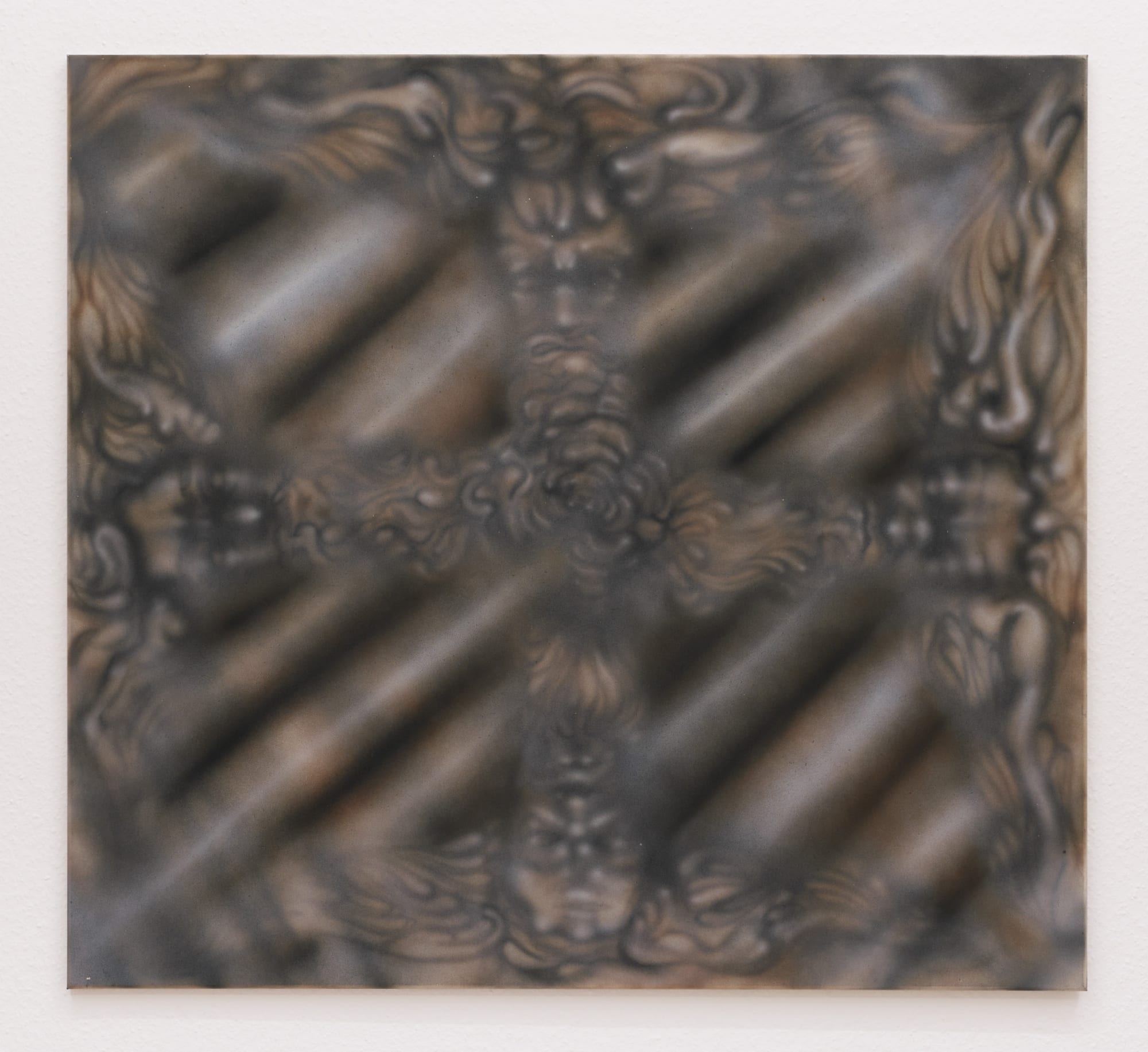 VERONIKA HAPCHENKO cherubs [cherubini], 2021-2022 Acrylic and ink on canvas 120 x 110 cm | 47 6/25 x 43 31/100 in (HAPC0007)