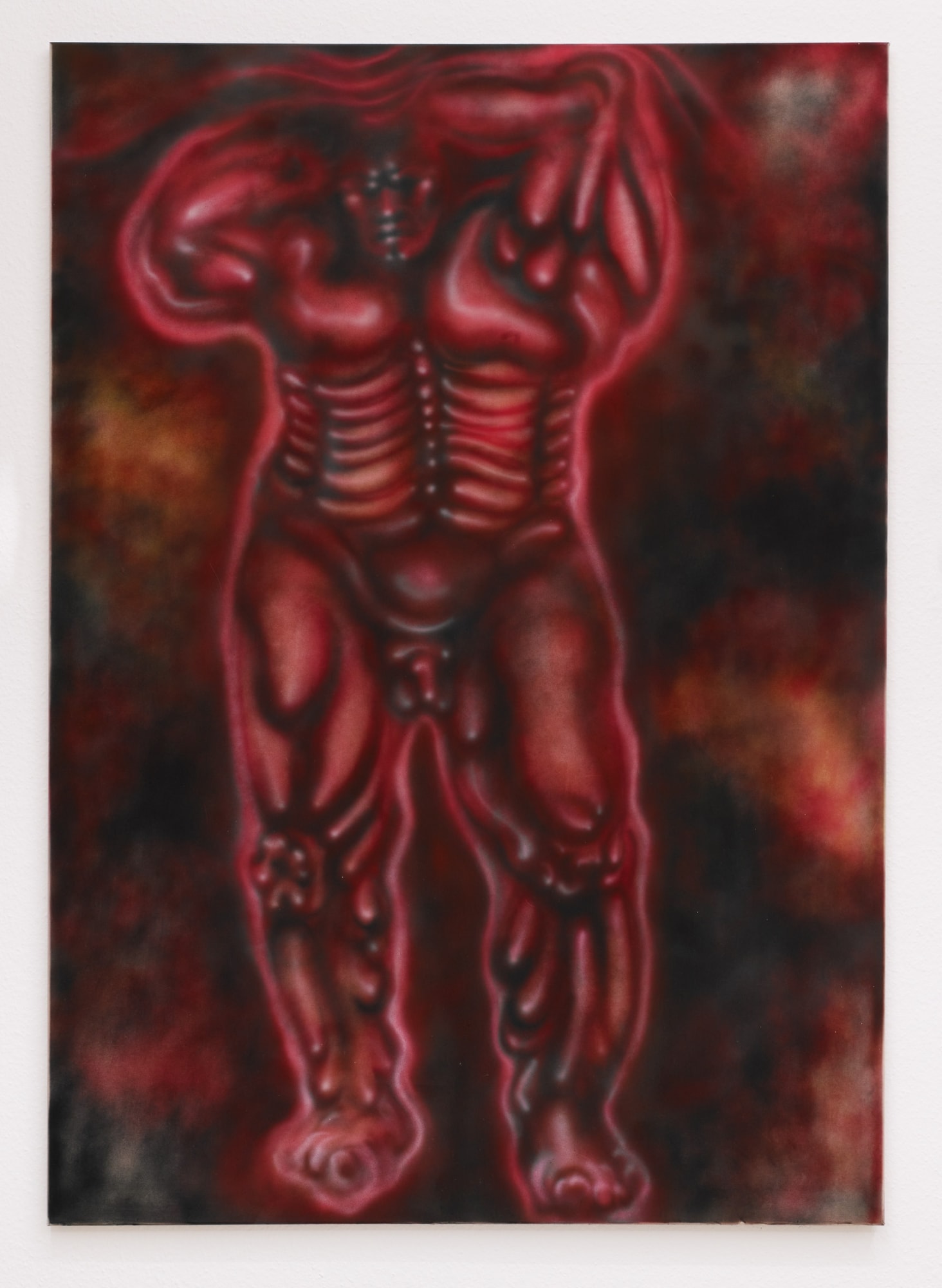 VERONIKA HAPCHENKO atlas II, 2021-2022 Acrylic and ink on canvas 190 x 135 cm | 74 4/5 x 53 3/20 in (HAPC0001)