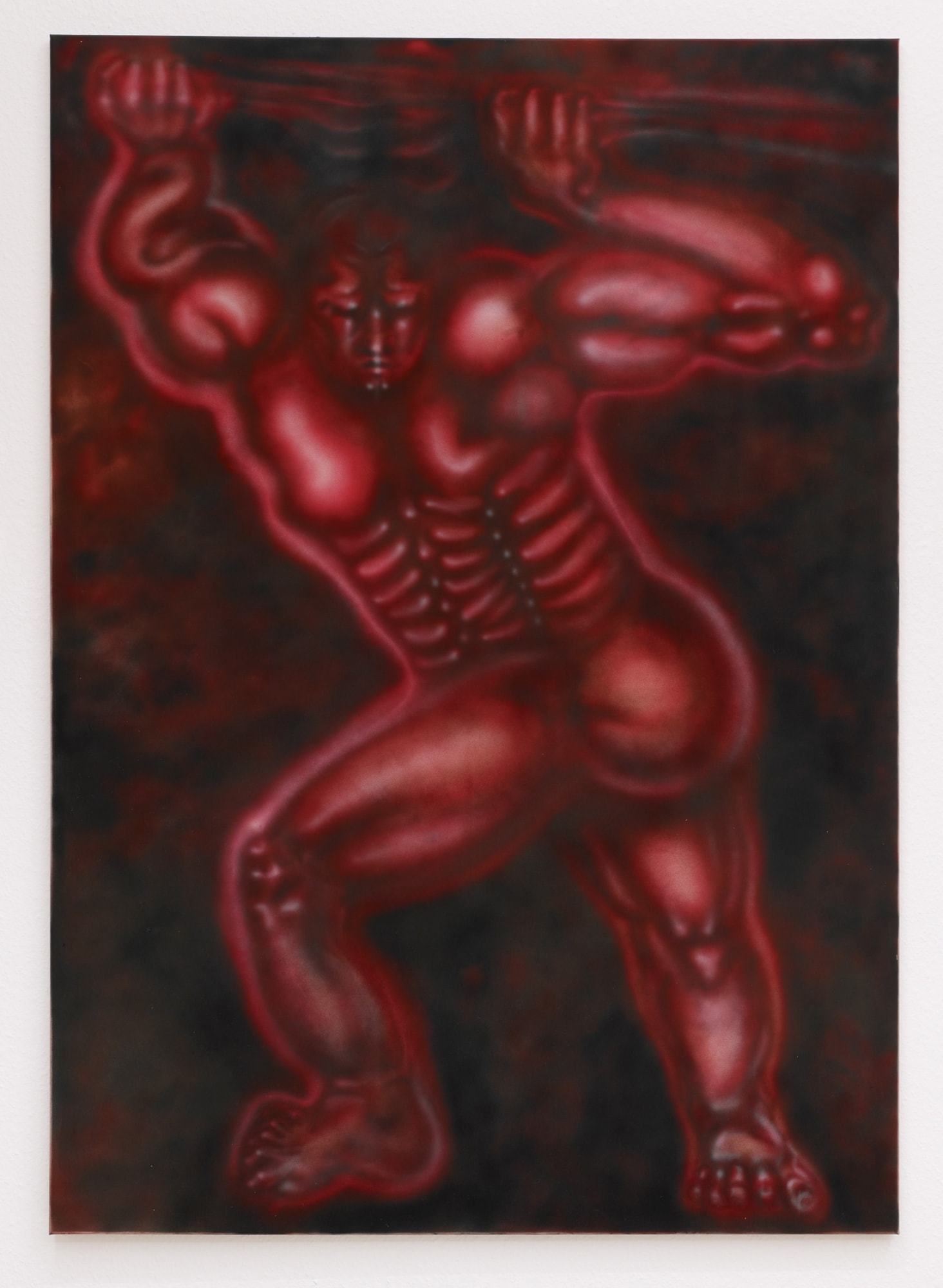 VERONIKA HAPCHENKO atlas I, 2021-2022 Acrylic and ink on canvas 190 x 135 cm | 74 4/5 x 53 3/20 in (HAPC0002)