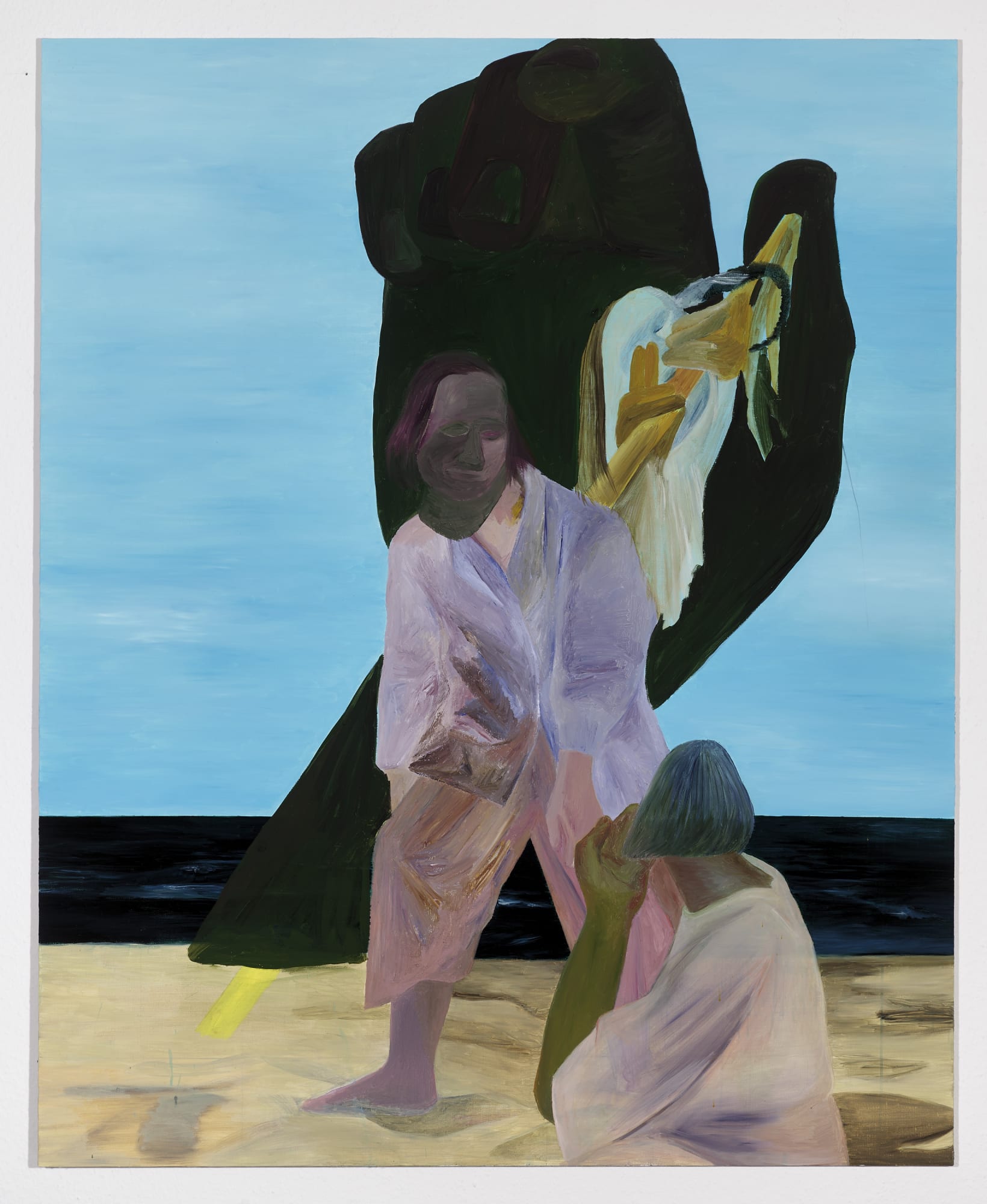 Dominika Kowynia Holding Space, 2021 Oil on canvas 150 x 130 cm | 59 1/8 x 51 1/8 in (KOWY0001)