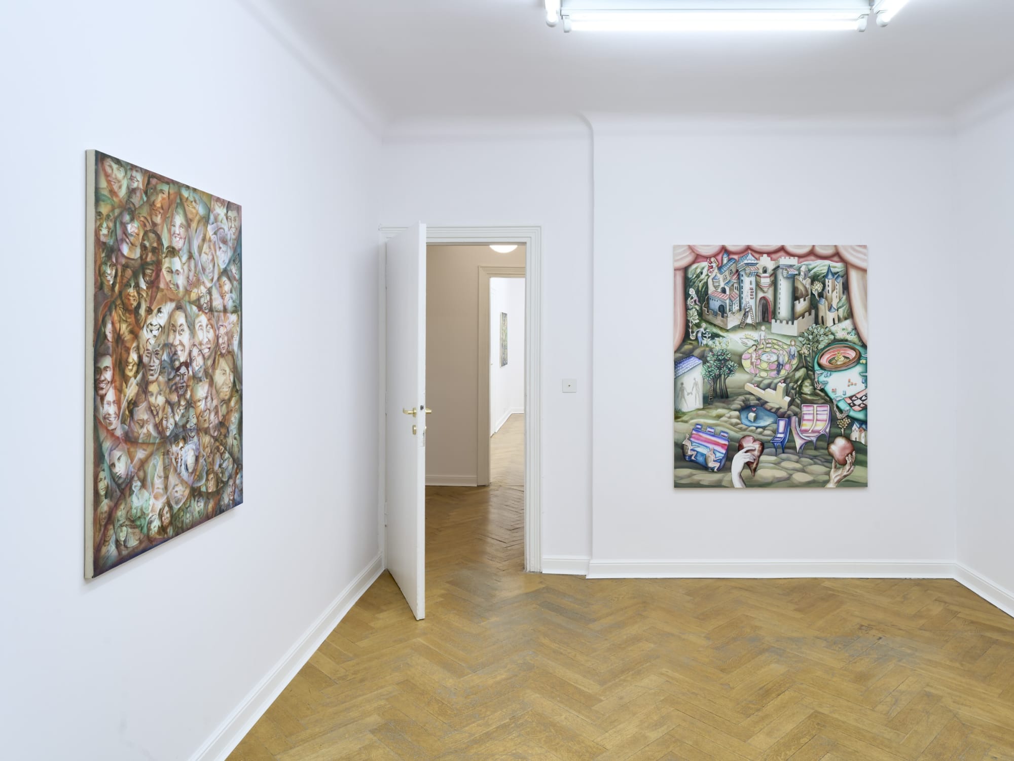 Installation view from "Noise in the sense of large number of small events" by Katarzyna Wyszkowska at Import Export, Warsaw, 2024 | Photo: Błażej Pindor