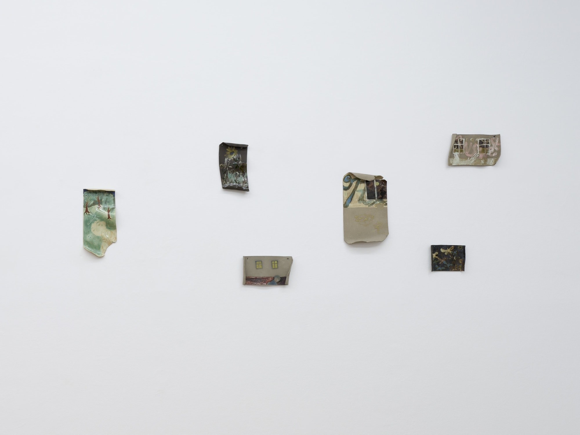 Installation view from "The language of the night" by Masha Silchenko at Import Export, Warsaw, 2024 | Photo: Błażej Pindor