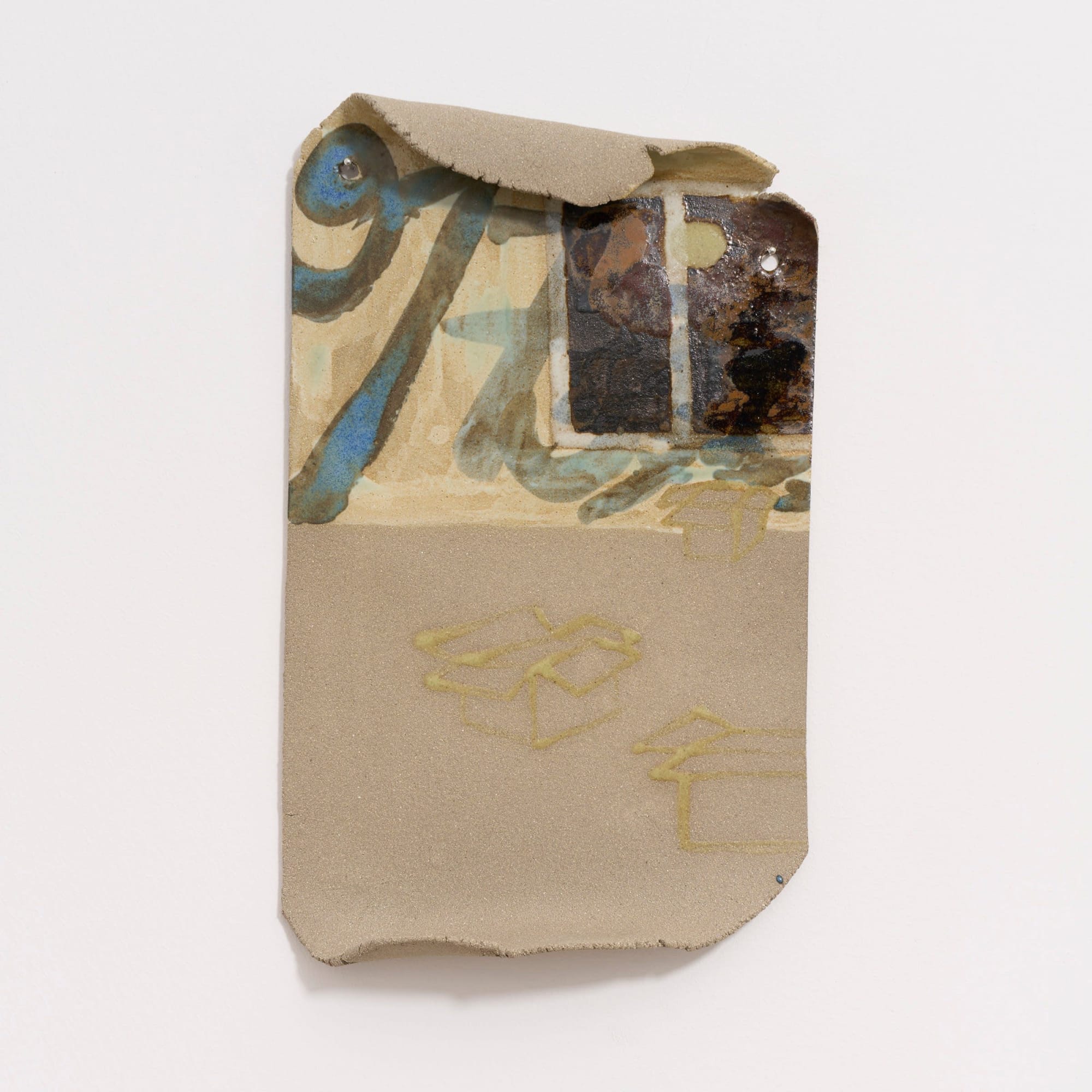 Masha Silchenko 9175854171 II, 2024 Ceramic, enamel 32 x 19 cm | 12 5/8 x 7 1/2 in