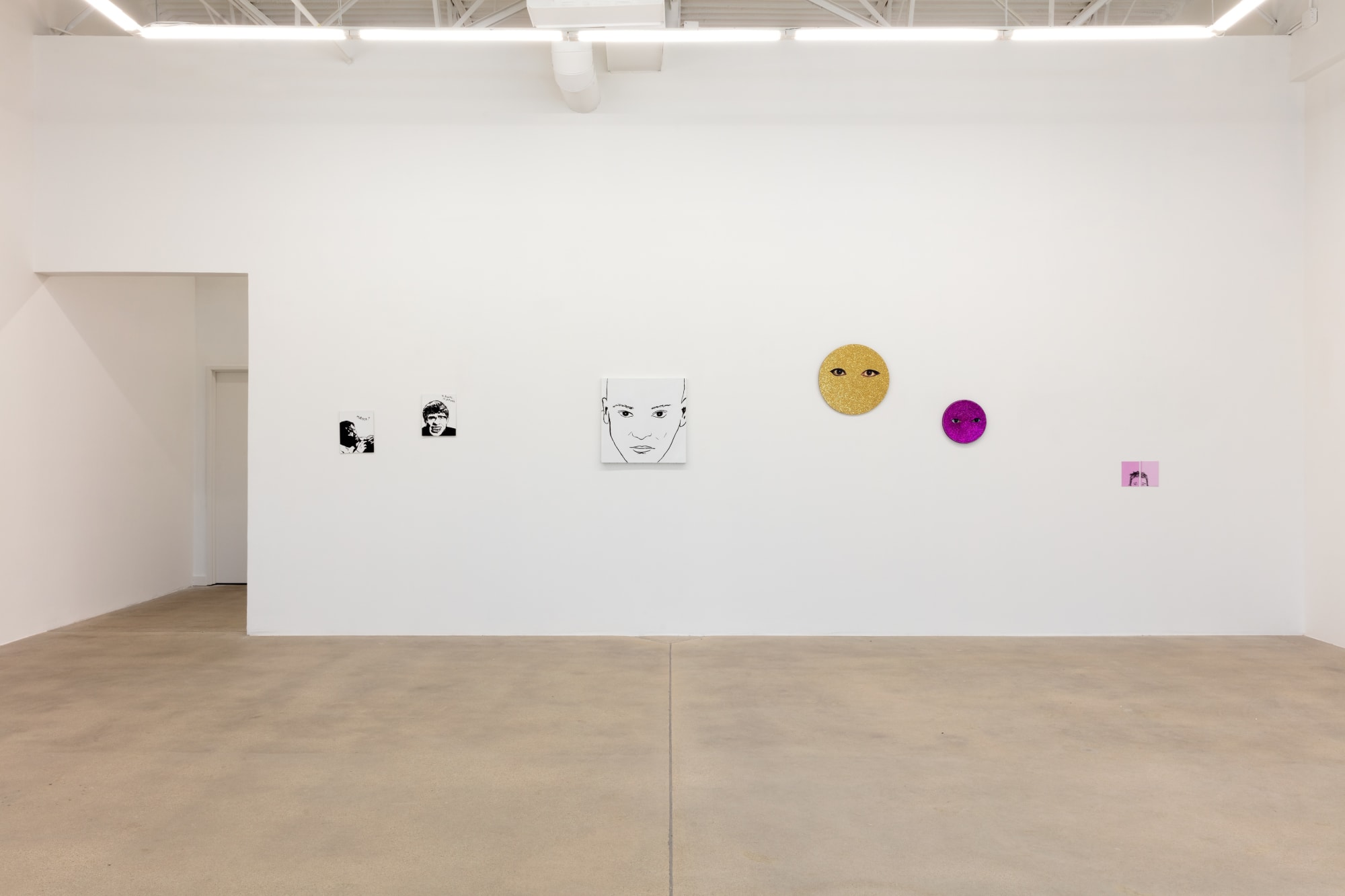 installation view of "Dams Realism" an overview of works by Jimi Dams