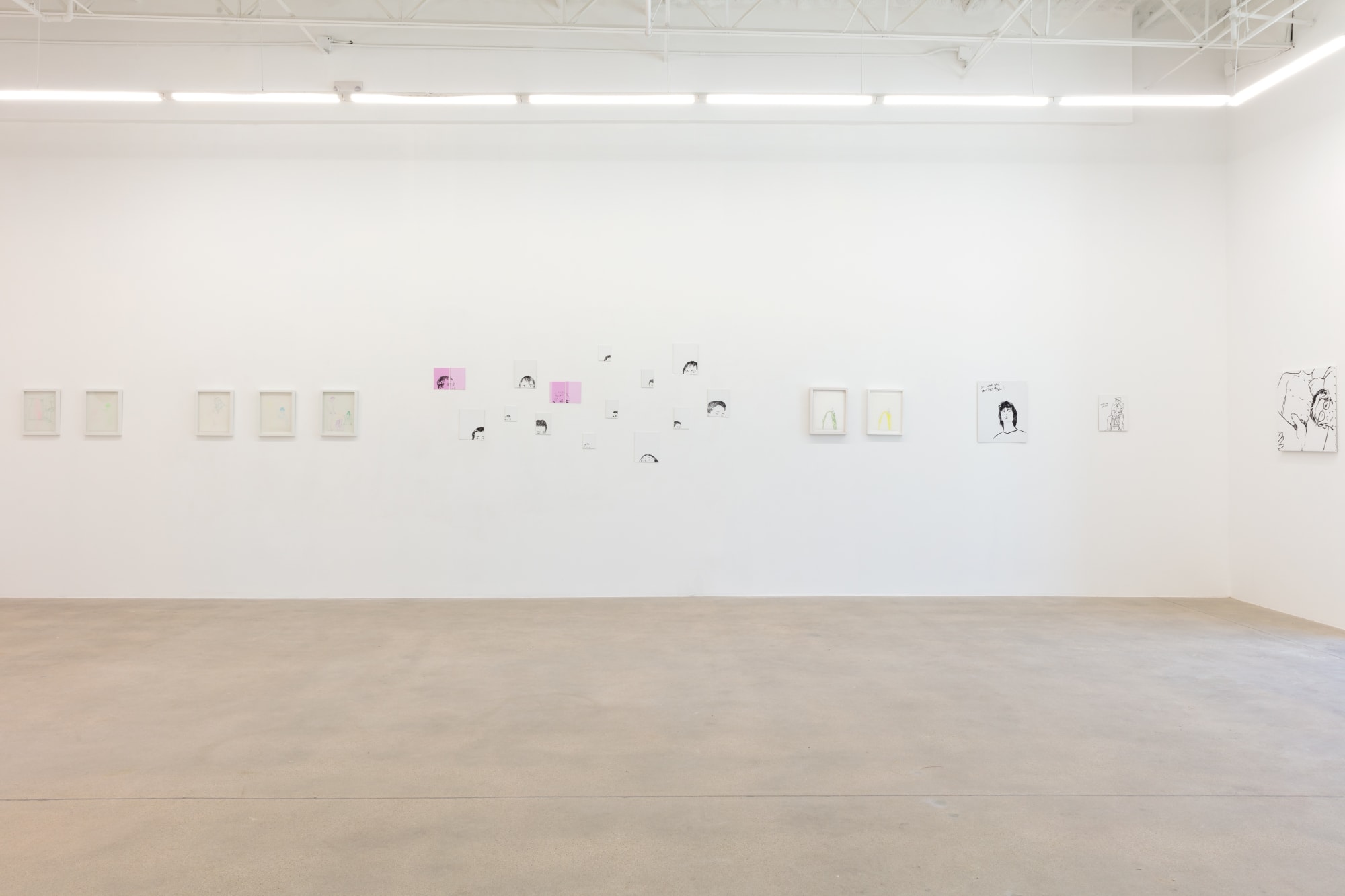 installation view of "Dams Realism" an overview of works by Jimi Dams