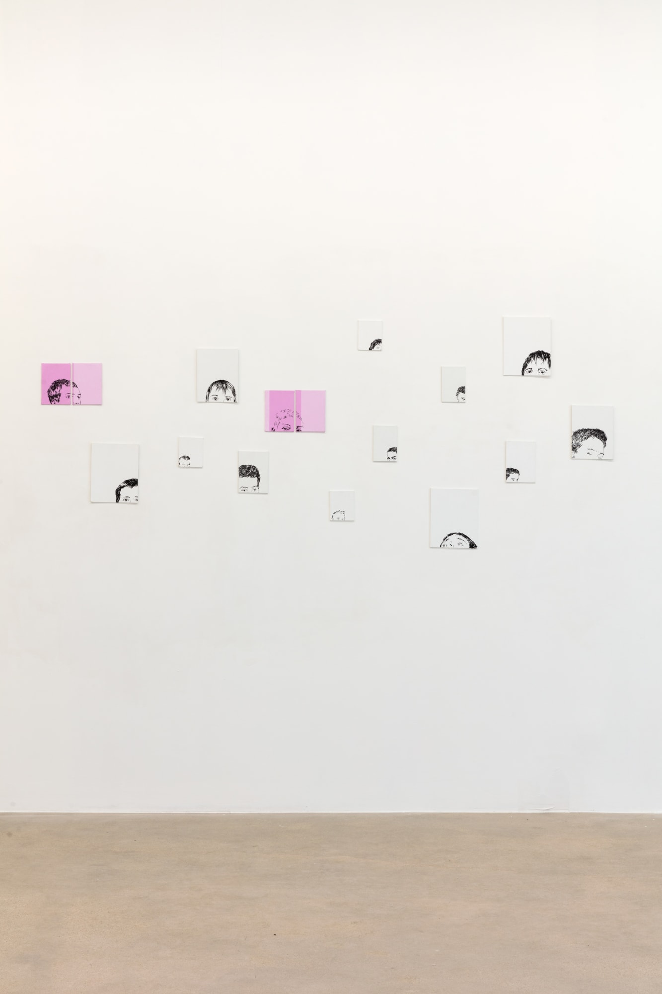 installation view of "Dams Realism" an overview of works by Jimi Dams