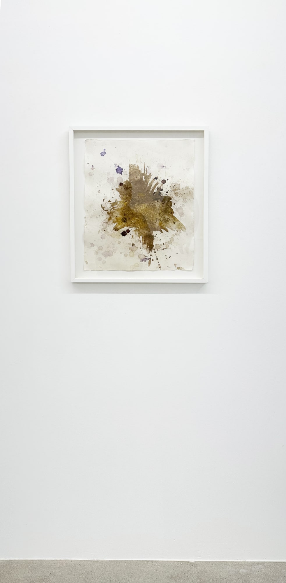 installation view of works on paper by Beya Gille Gacha