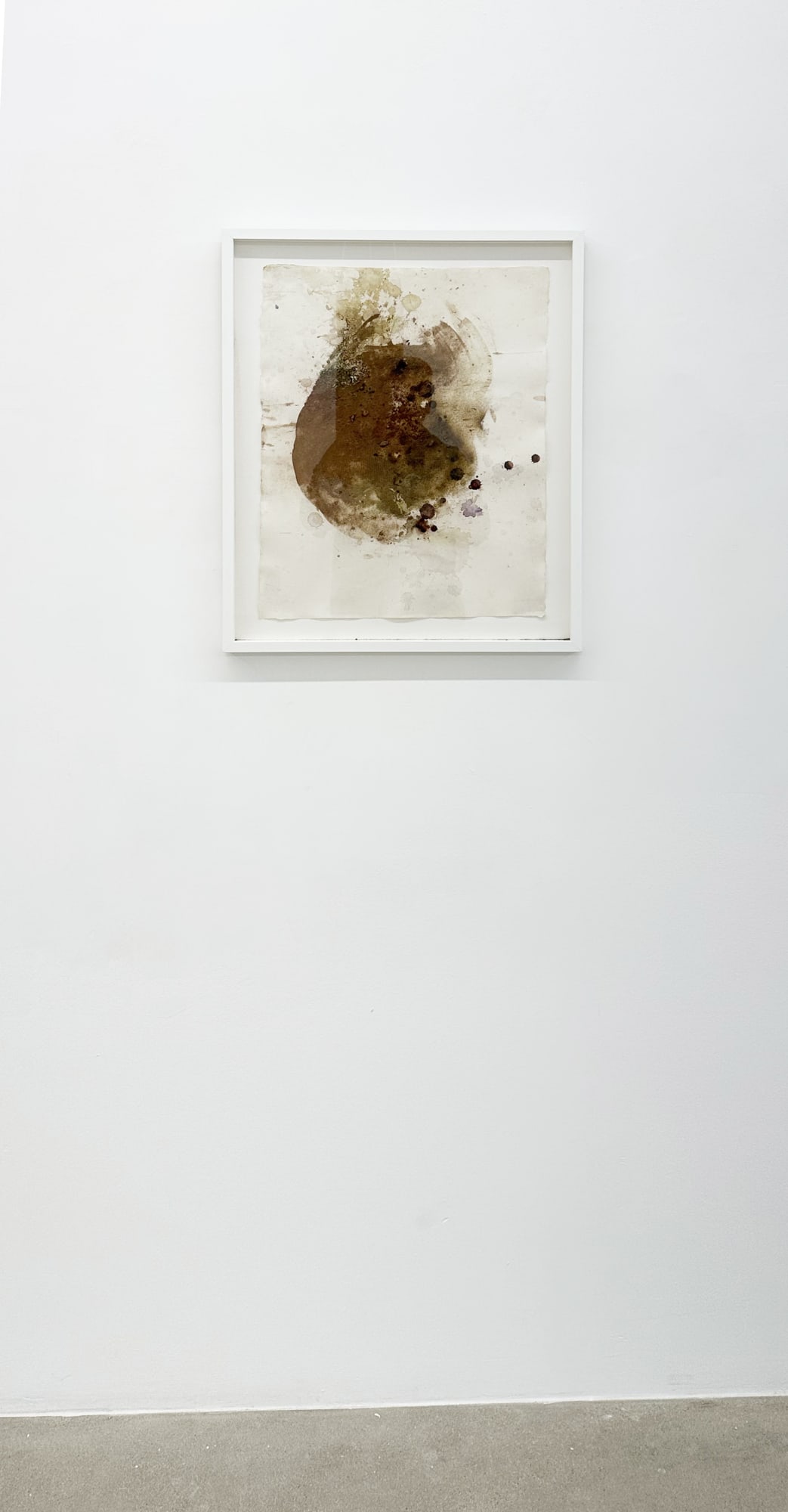 installation view of works on paper by Beya Gille Gacha