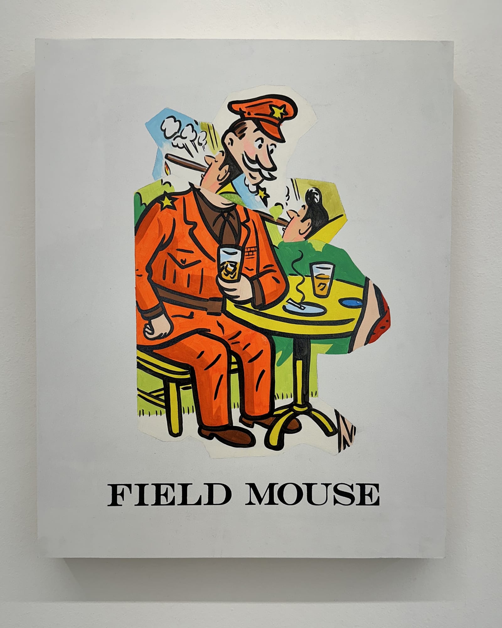 painting of a cartoon image