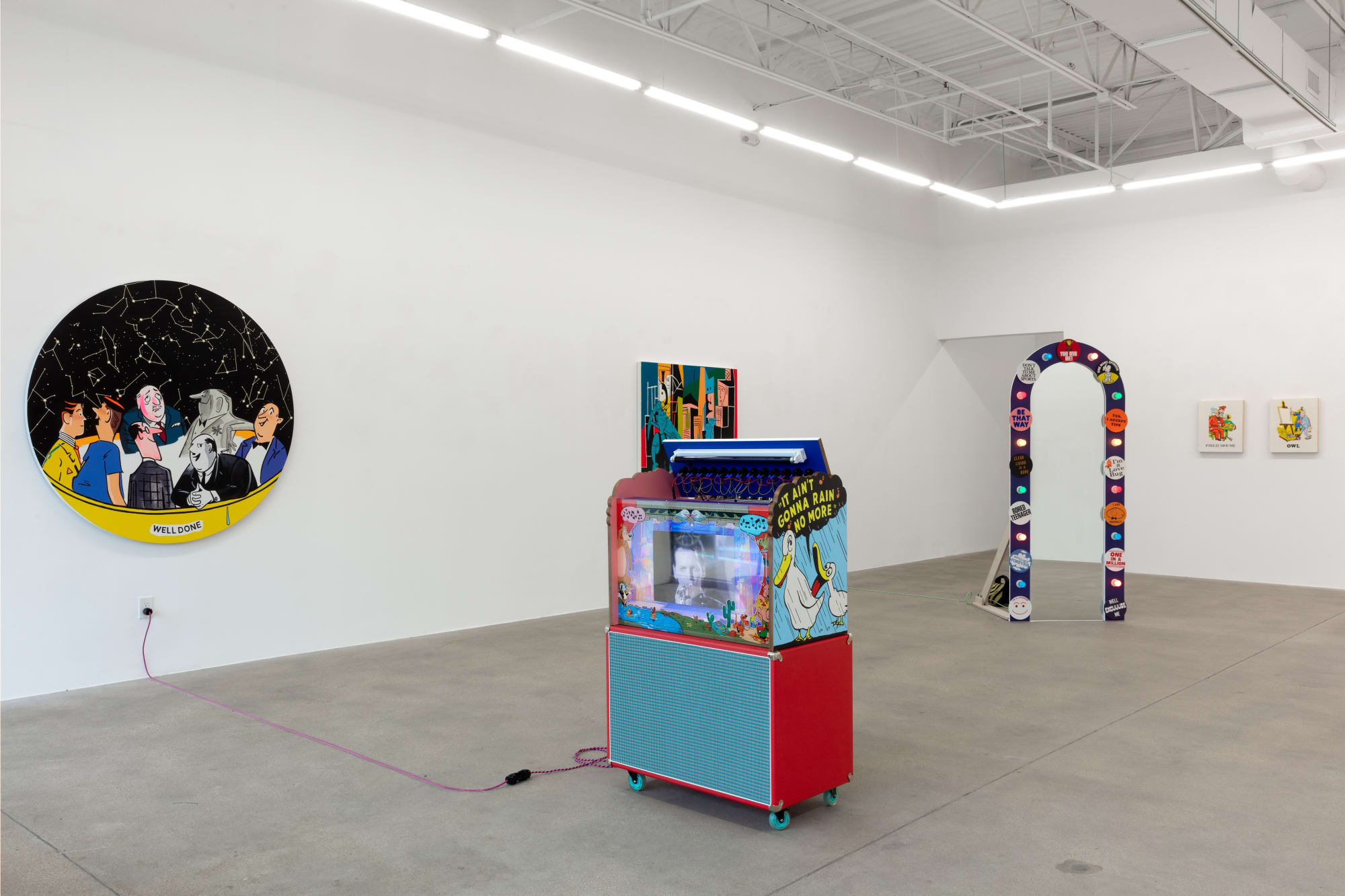 Installation view of Kris Pierce's exhibition "Applause"