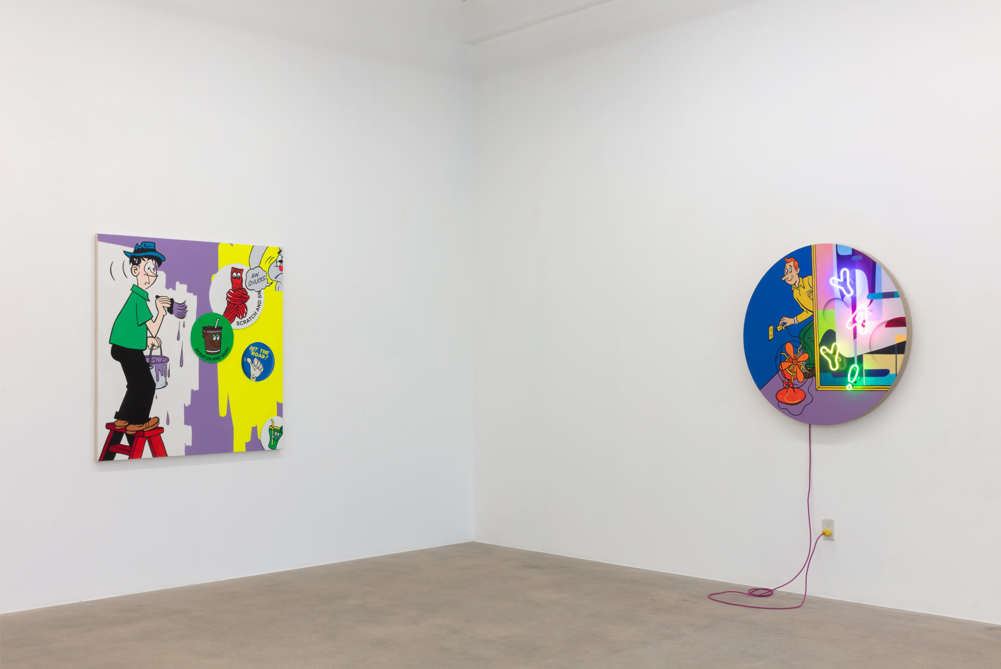 Installation view of Kris Pierce's exhibition "Applause"