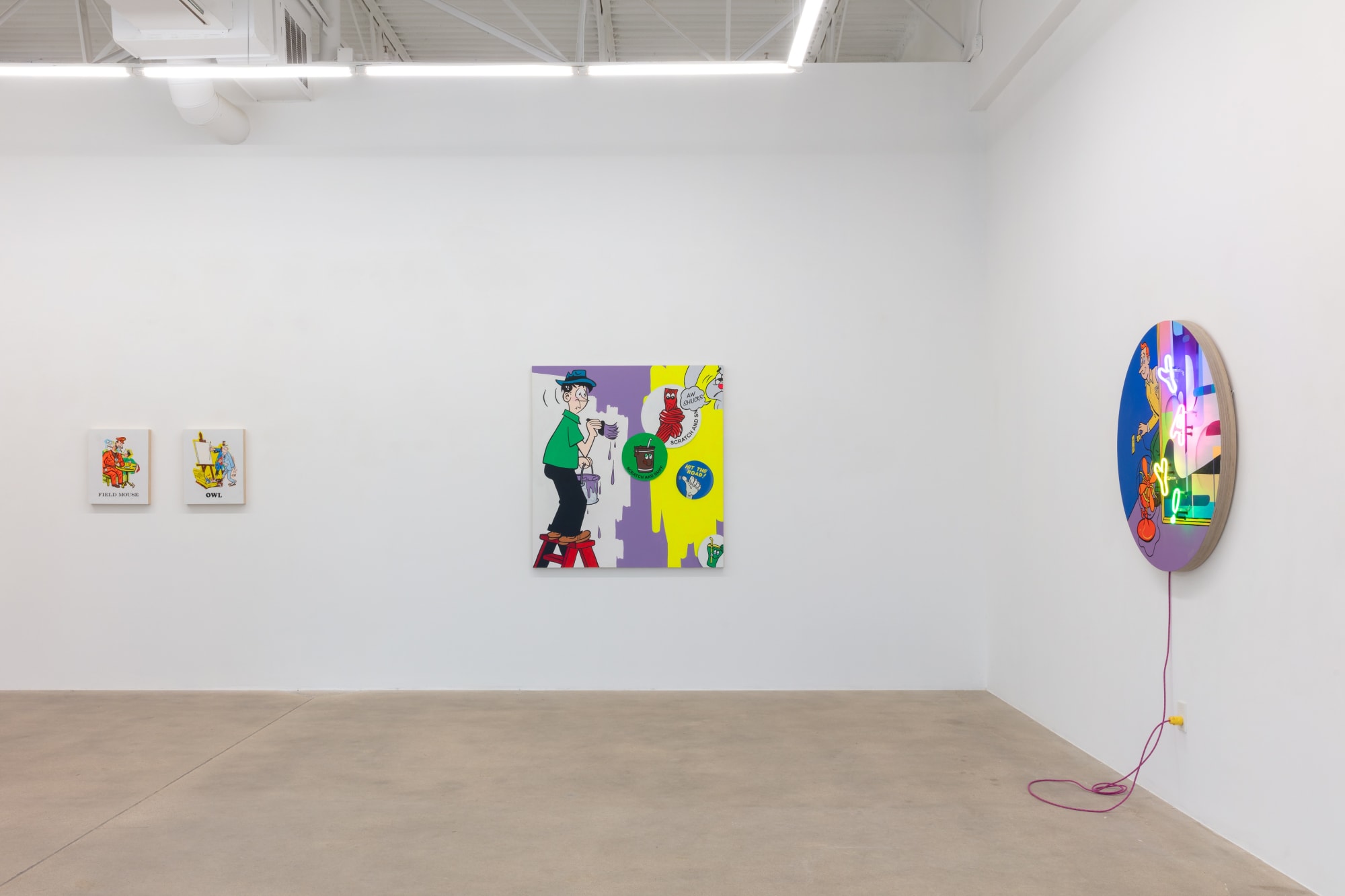 Installation view of Kris Pierce's exhibition "Applause"