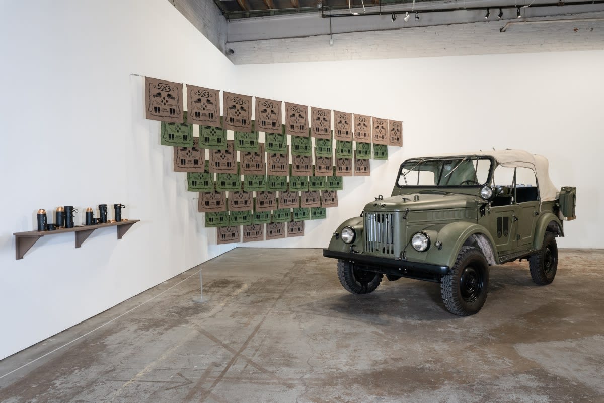 installation view in MOCAD by Liz Cohen
