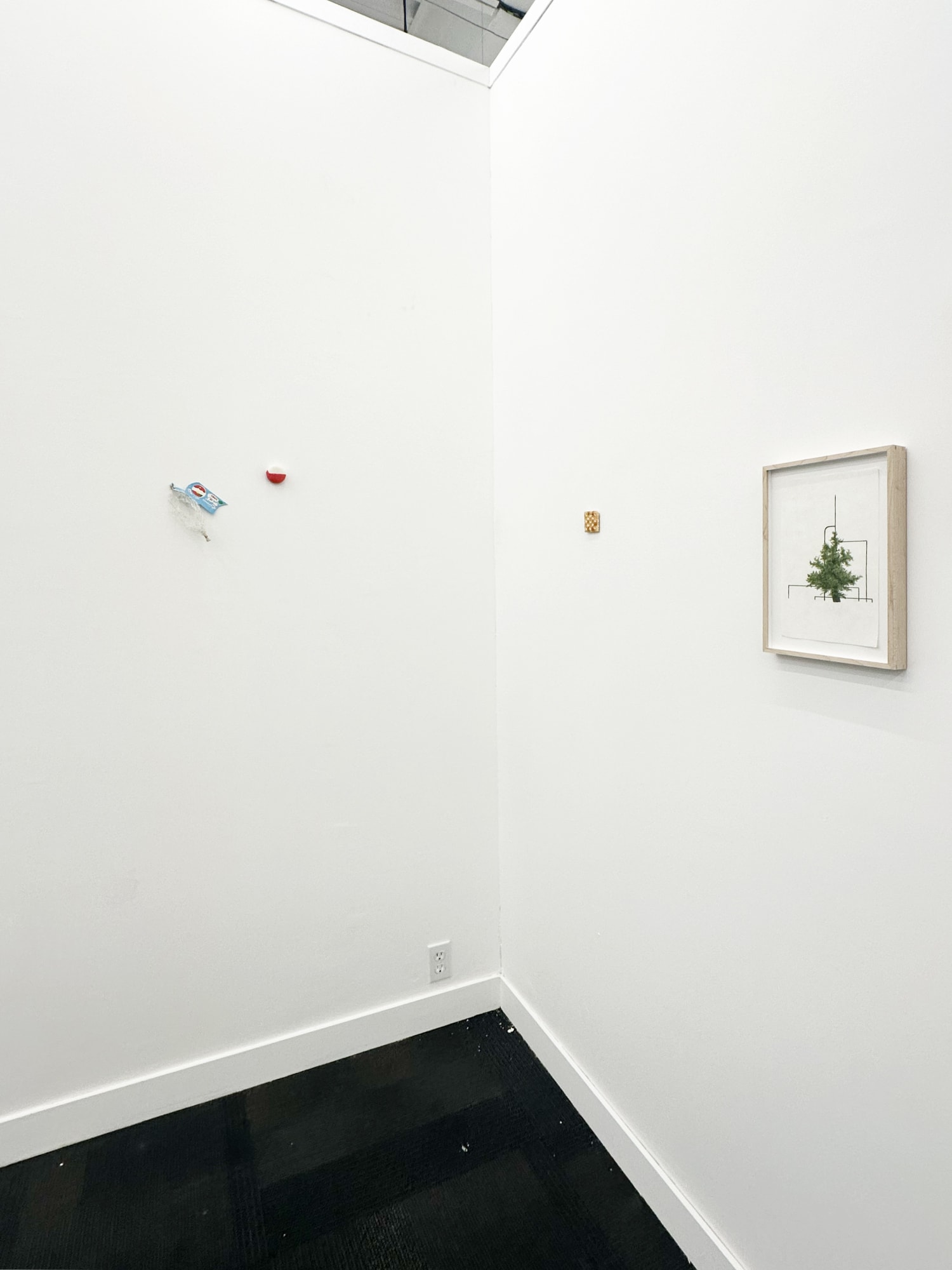 installation view of Material Art Fair booth B23 with Jeff Grant and Tamara johnson