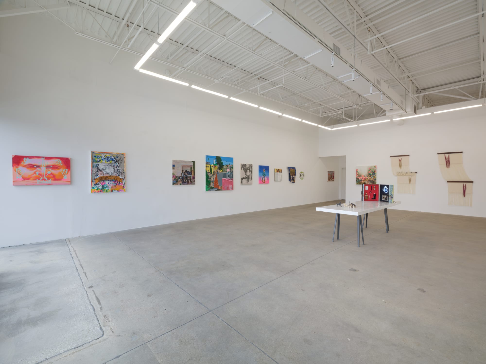 installation view of Terrenos