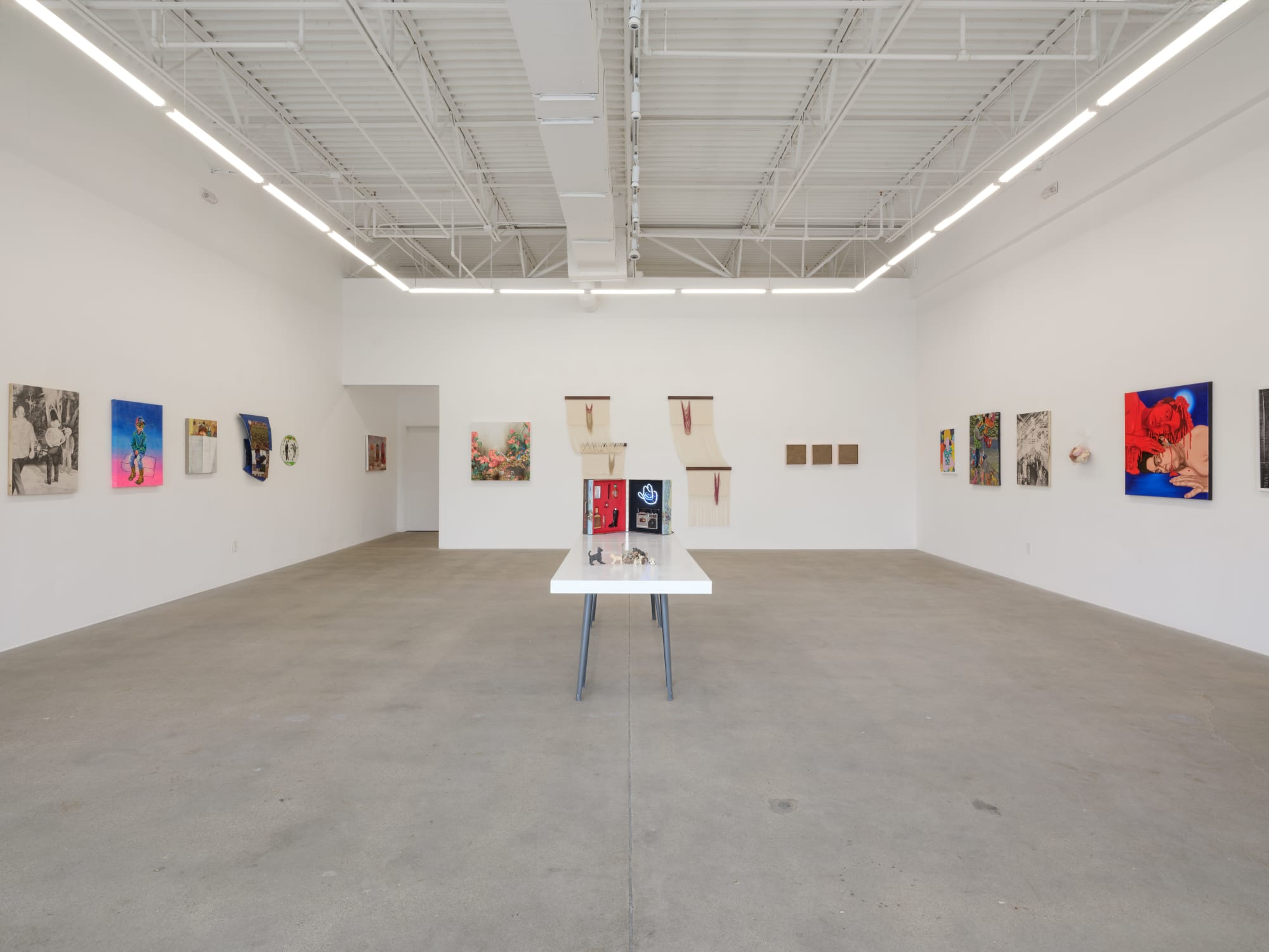 installation view of Terrenos