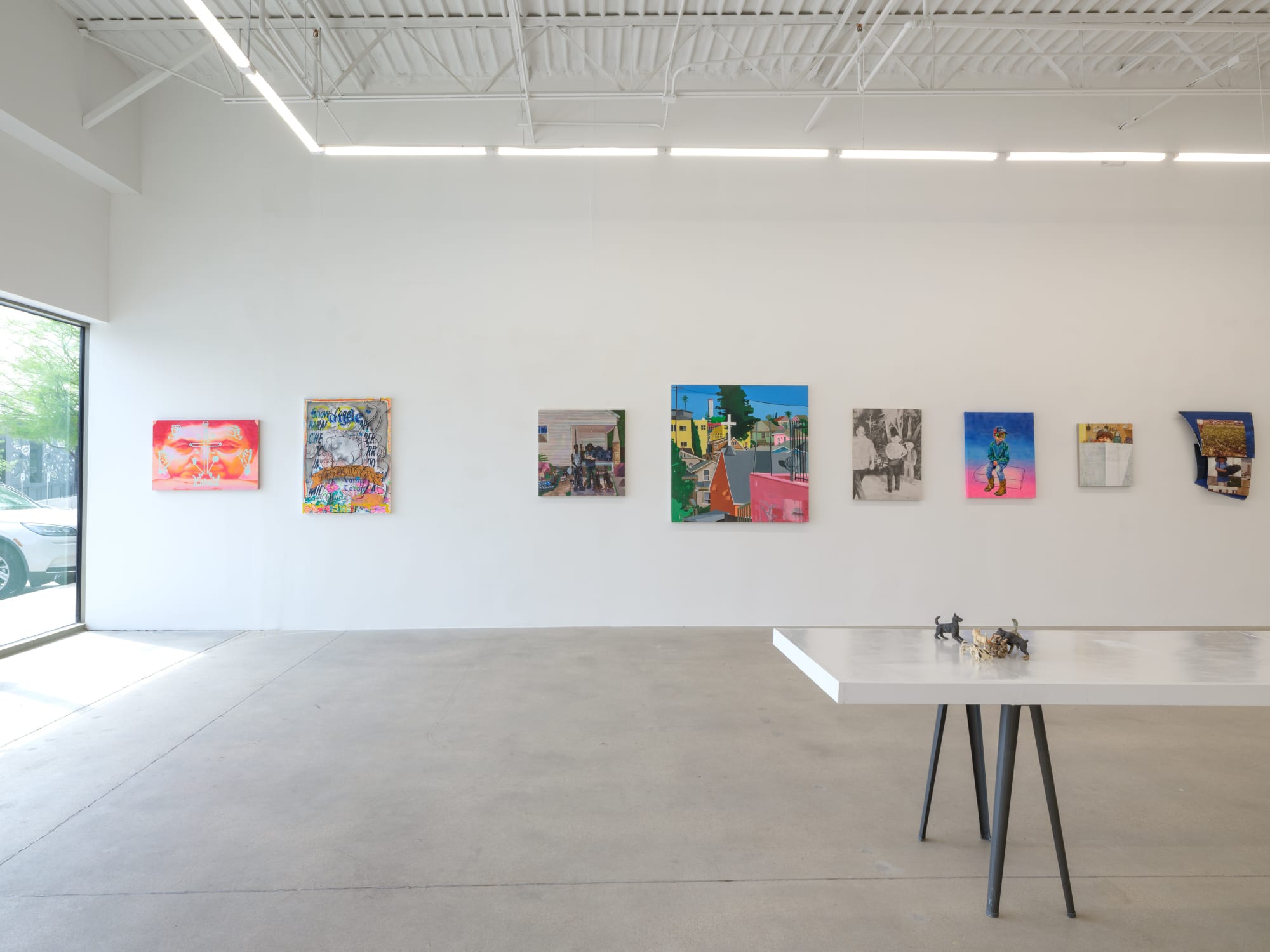 installation view of Terrenos