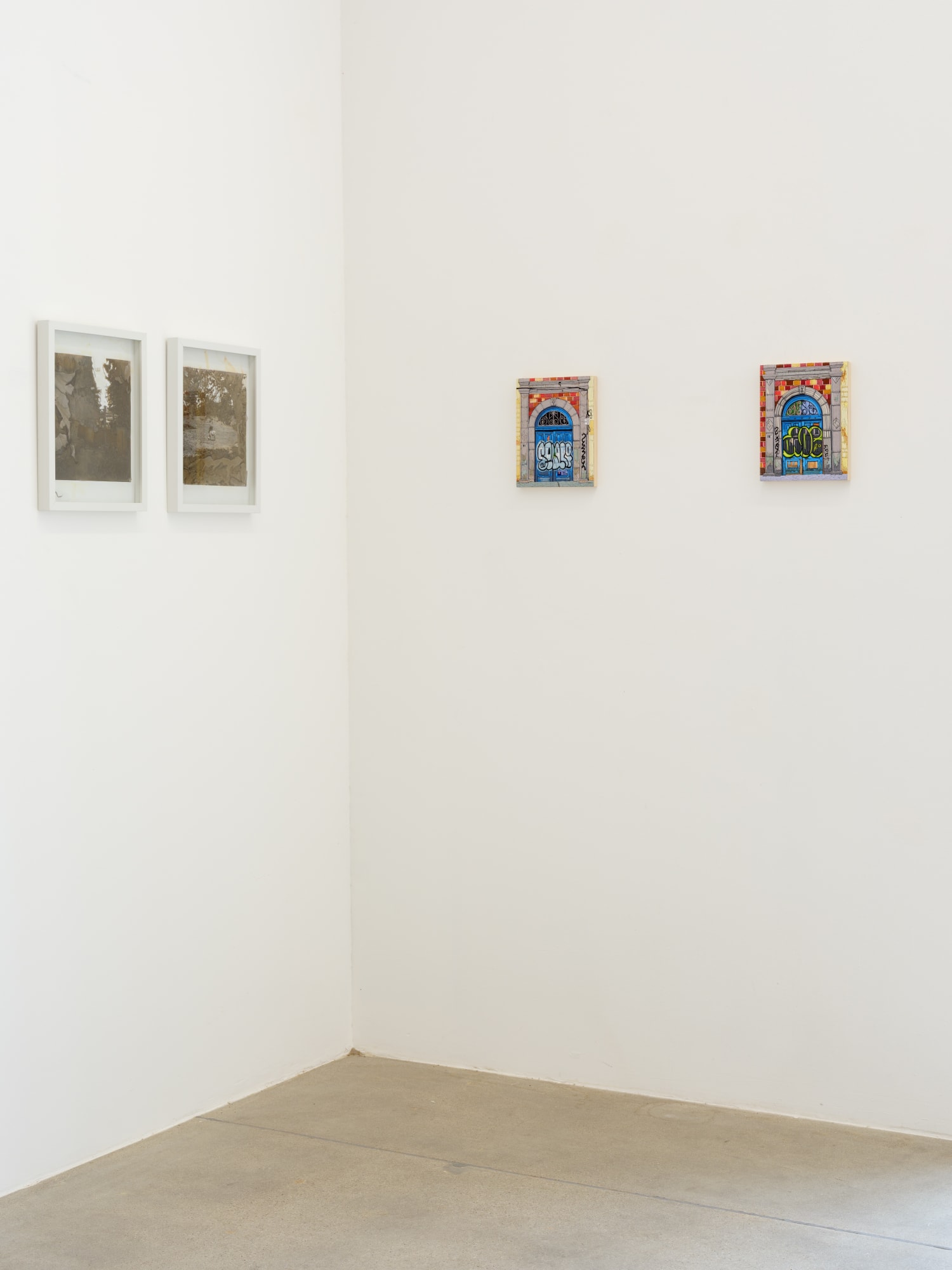 installation view of Terrenos