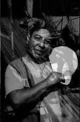 black and white image of male