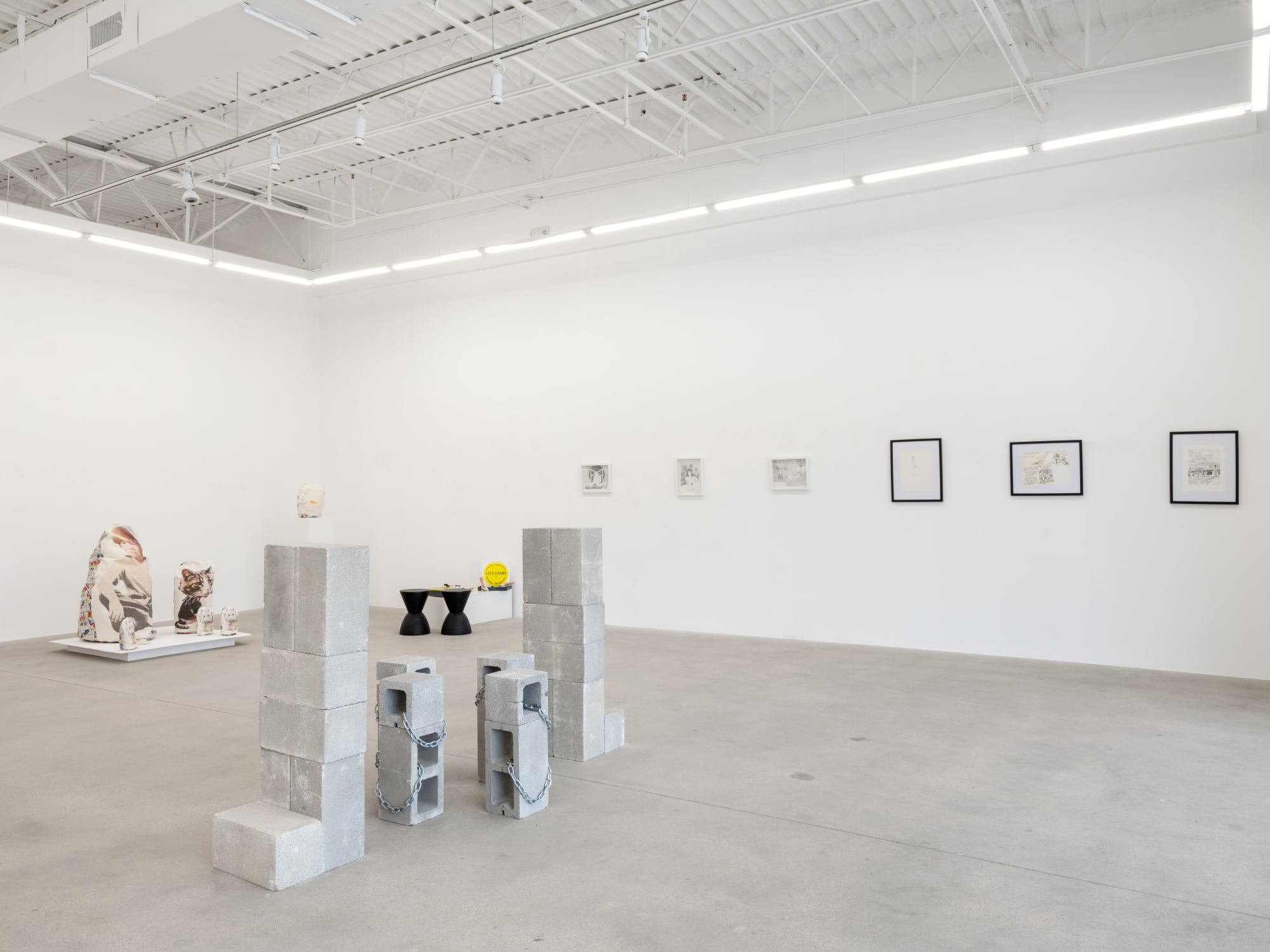 installation view of exhibition