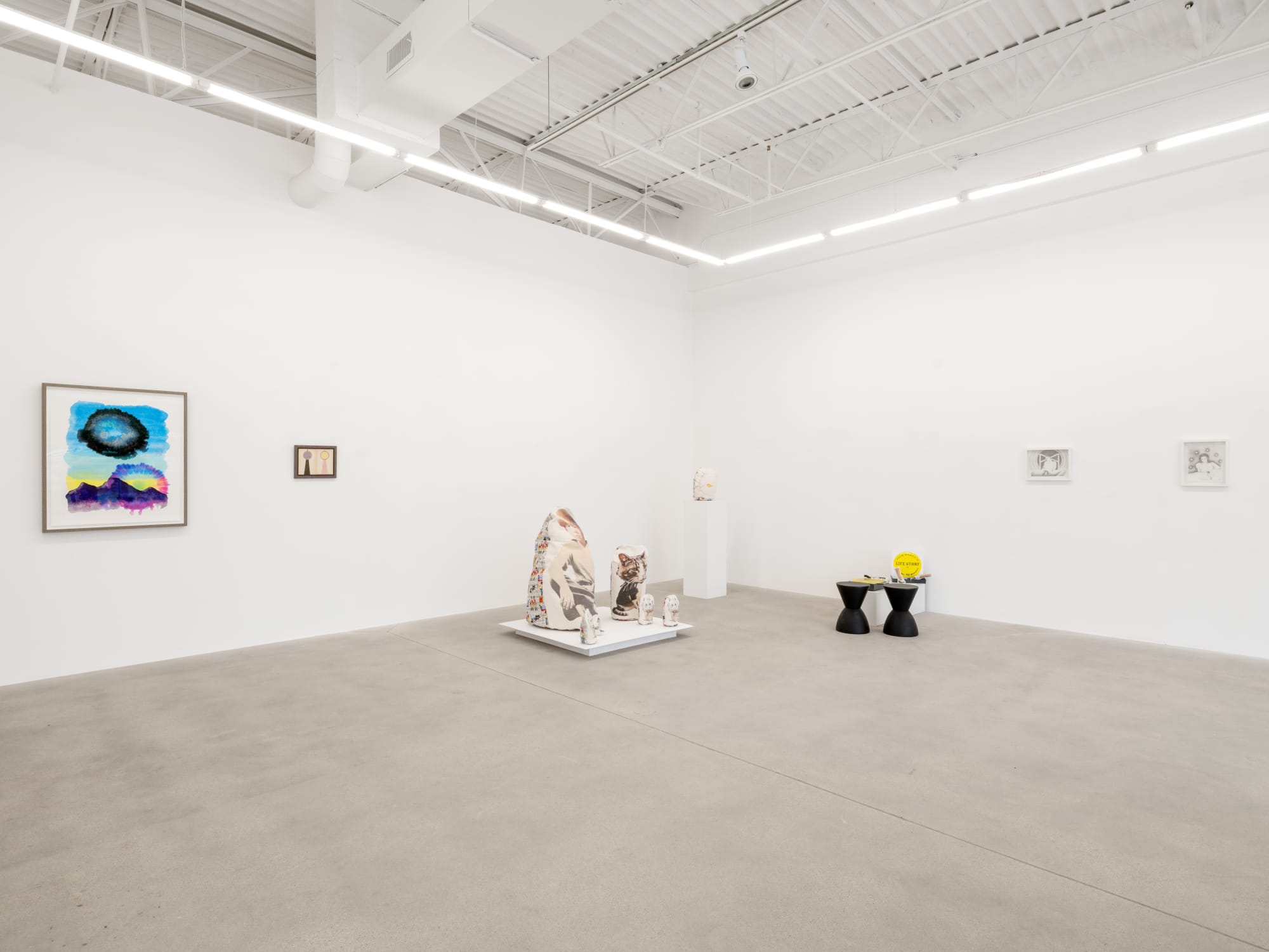 installation view of exhibition