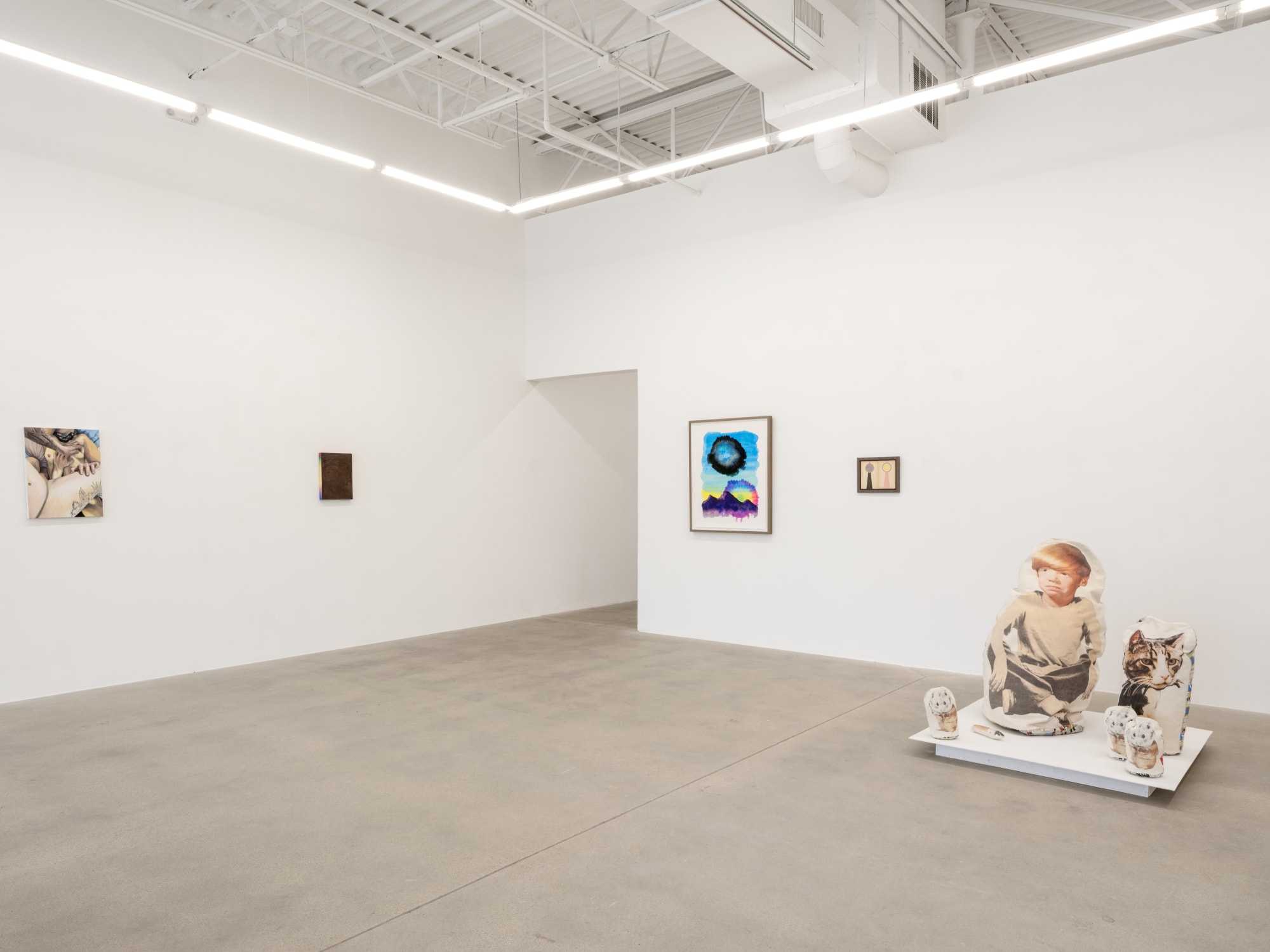 installation view of exhibition