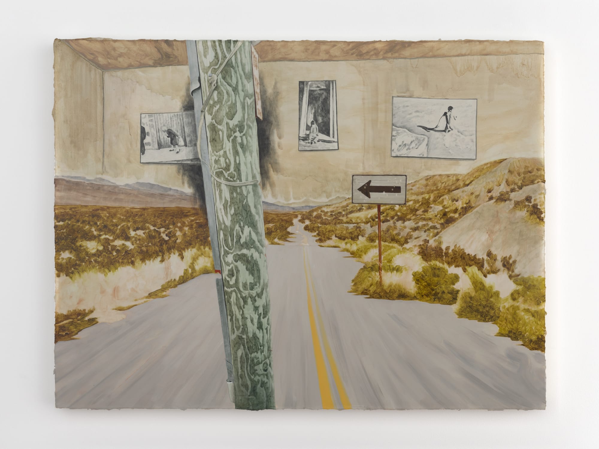 Spiritualism Widens the Gap, 2023, Oil on canvas, 36 x 28 inches
