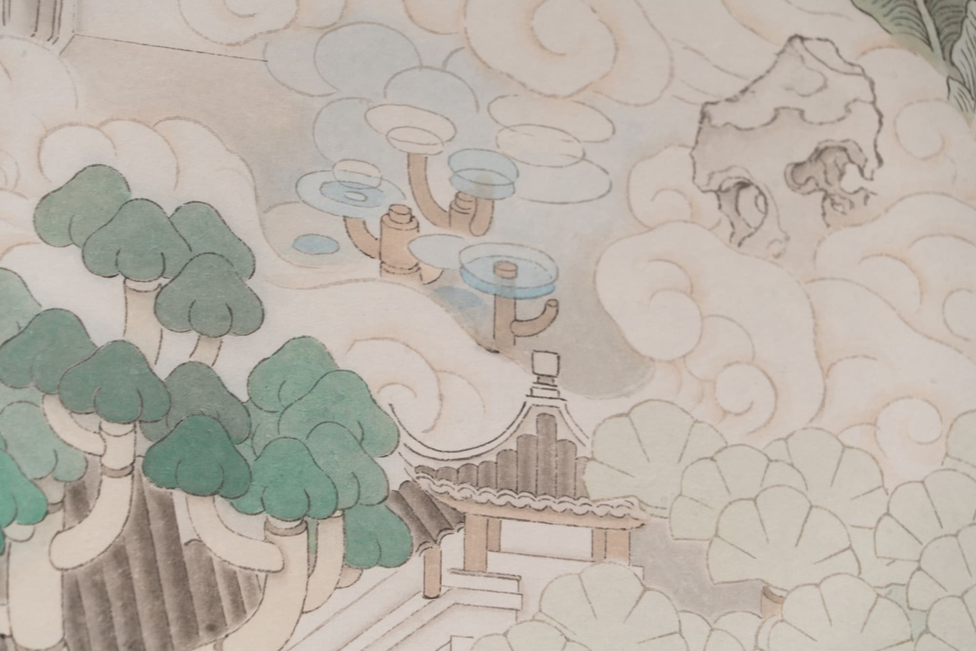Detail of Mountain Villa with Embracing Beauty 环秀山庄
