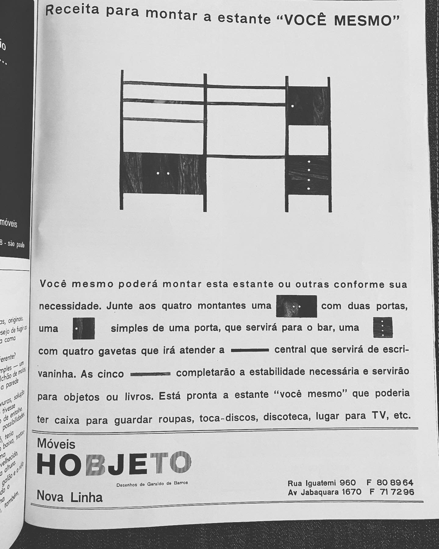 Hobjeto advertisement, 1960s