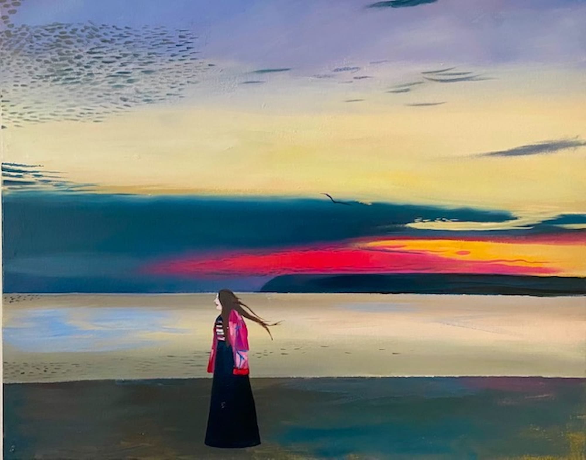 Daisy Clarke, Crimson Cloud, 2022