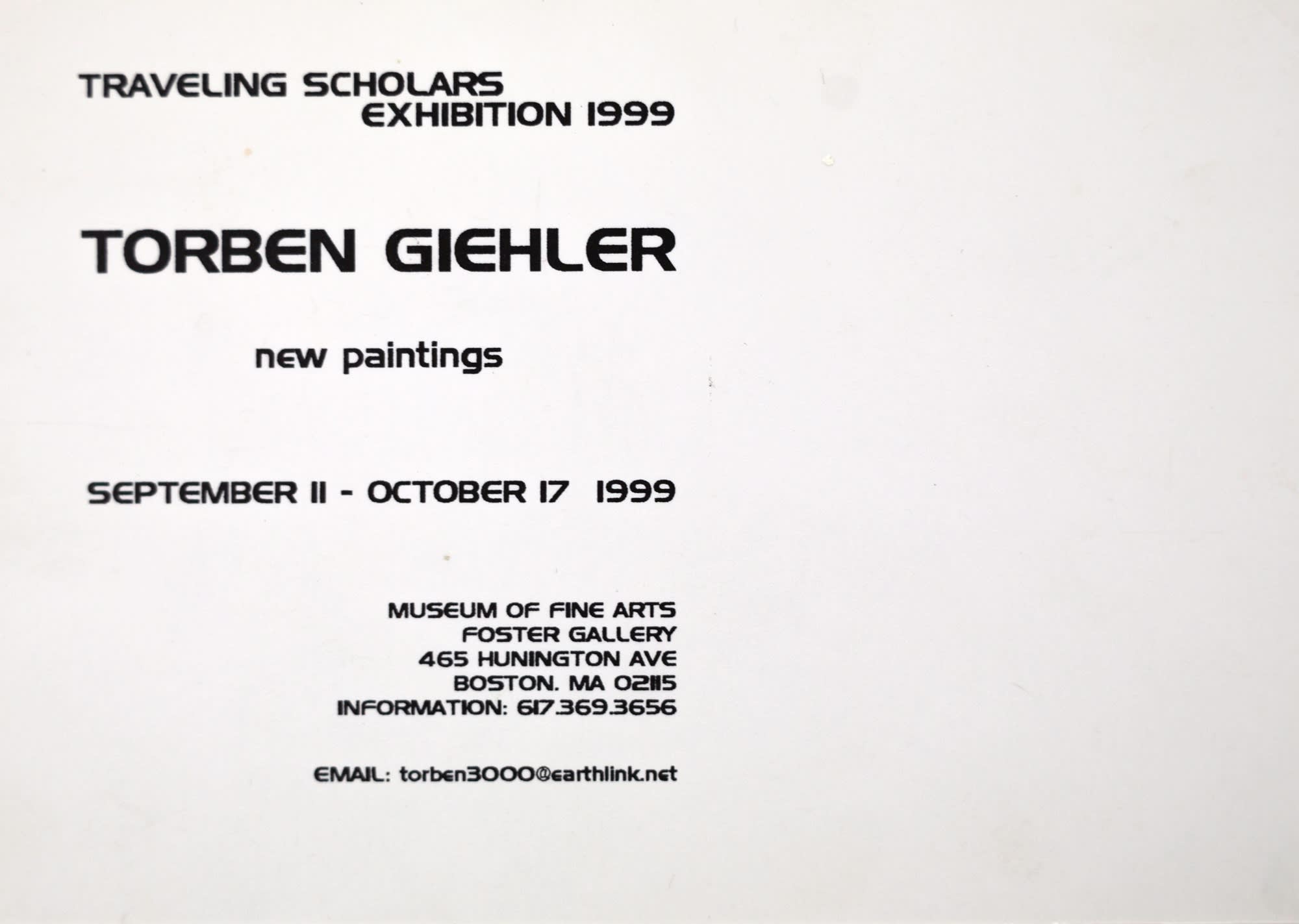 Traveling Scholars 1999