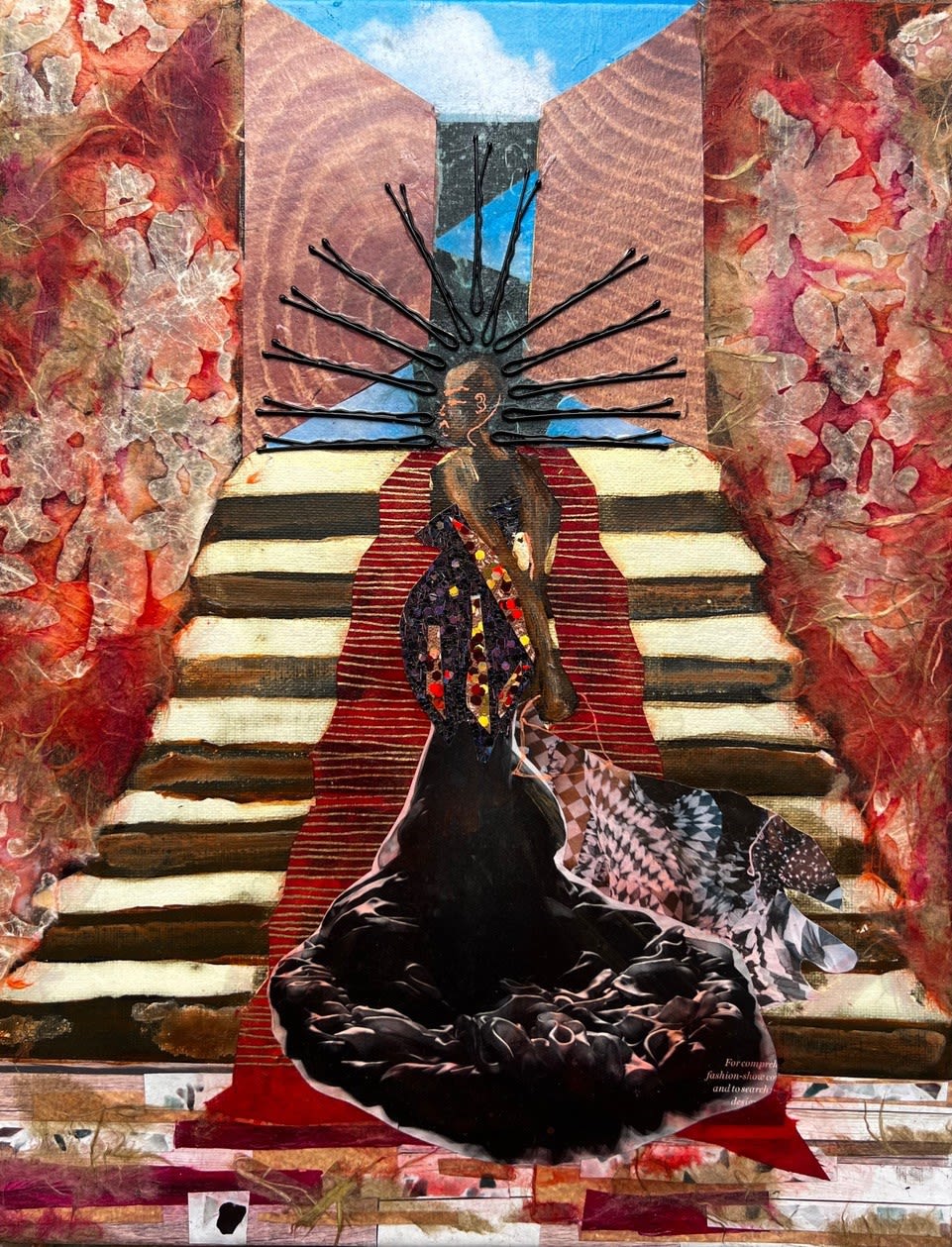 AUDREY LYALL, RED CARPET, 2022, 28 X 36.5 CM