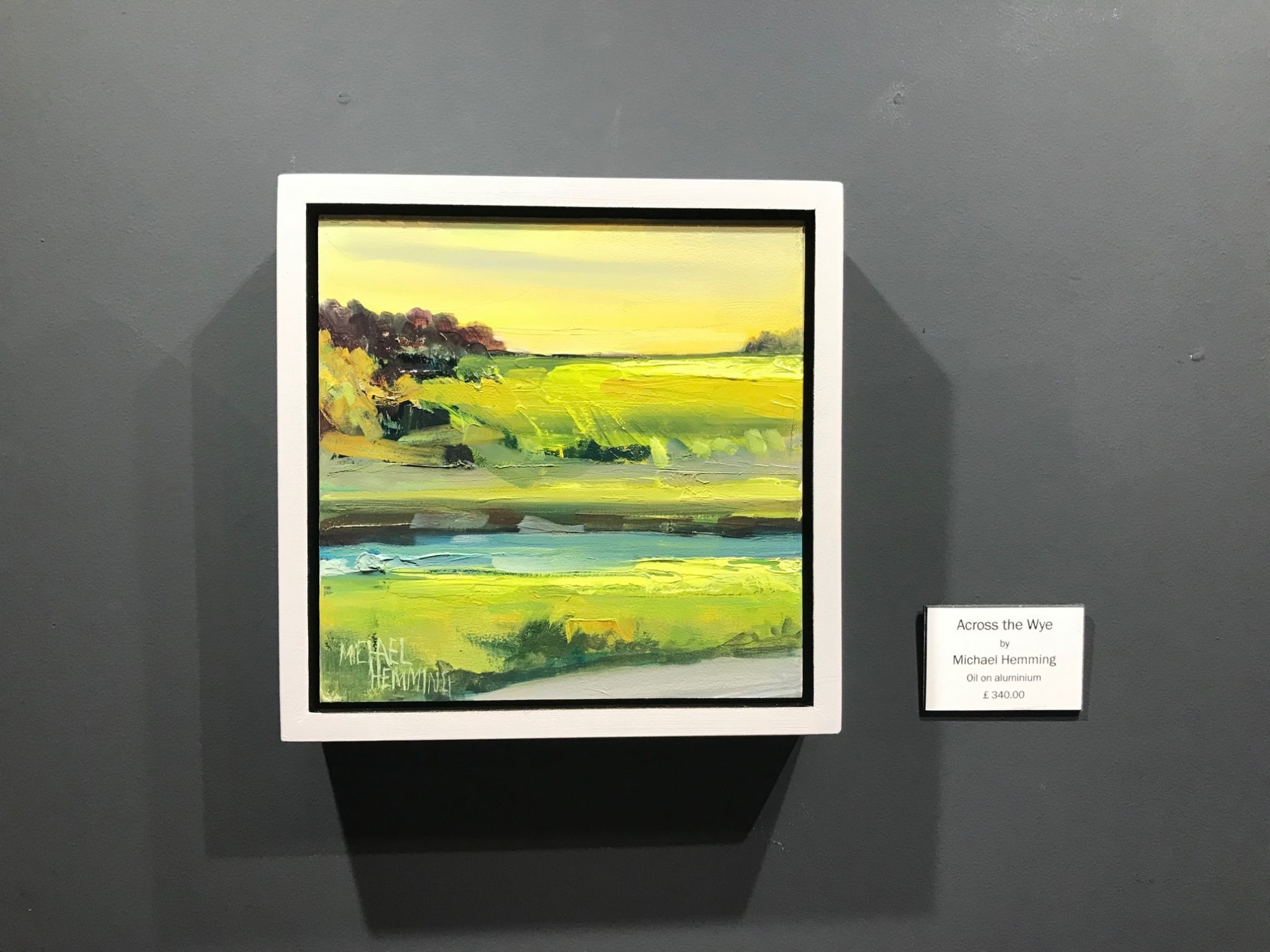 Original oil on aluminium by Michael Hemming