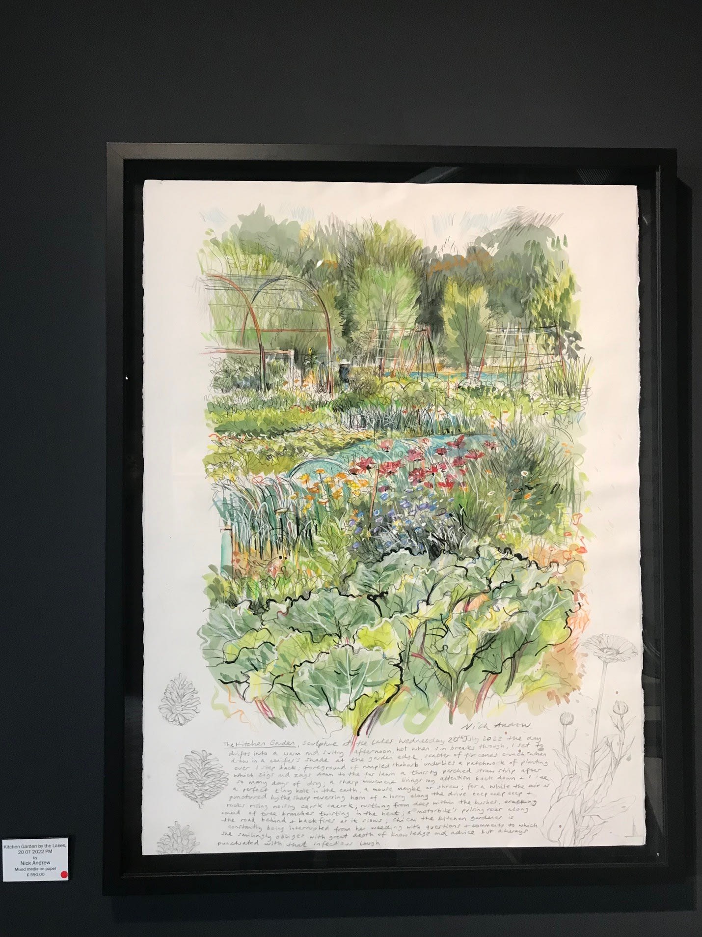 Kitchen Garden by the Lakes by Nick Andrew