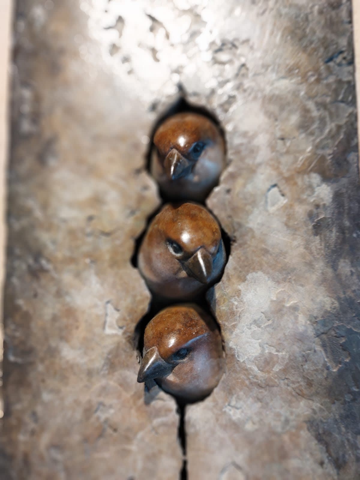 Sparrow Plaque (detail)