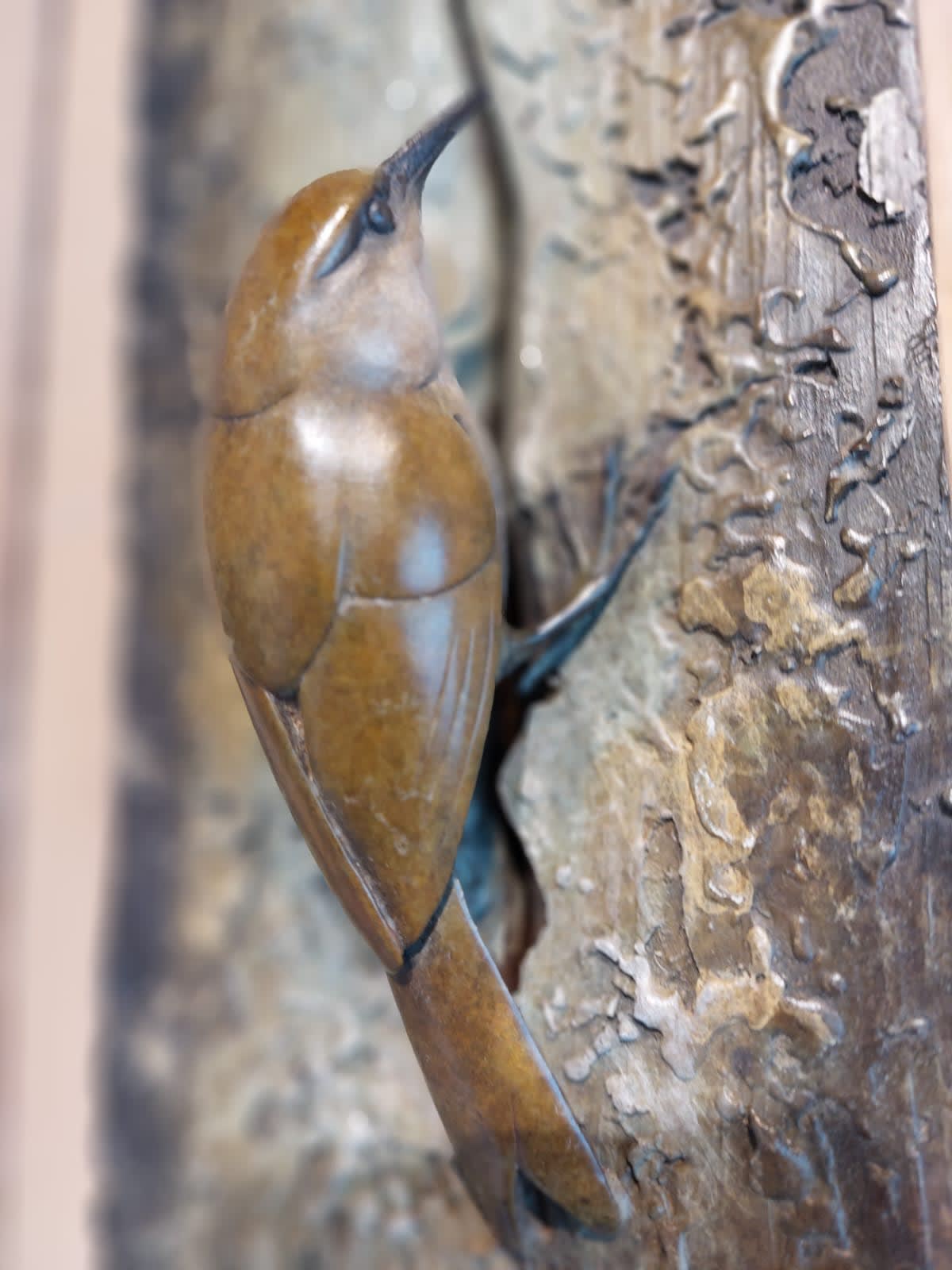 Tree Creeper Plaque (detail)
