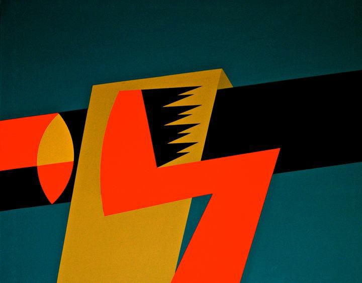 Sinergia 7 1997. Acrylic On Canvas