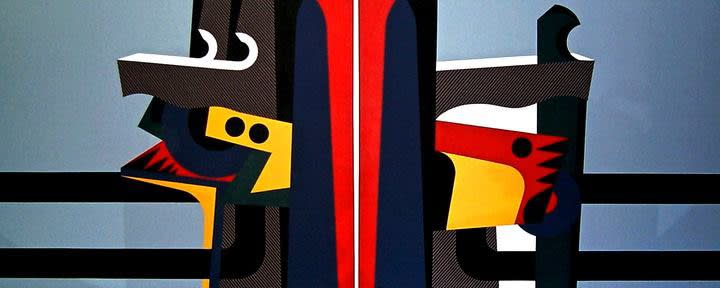 Sinergi. Diptic 1997. Acrylic On Canvas