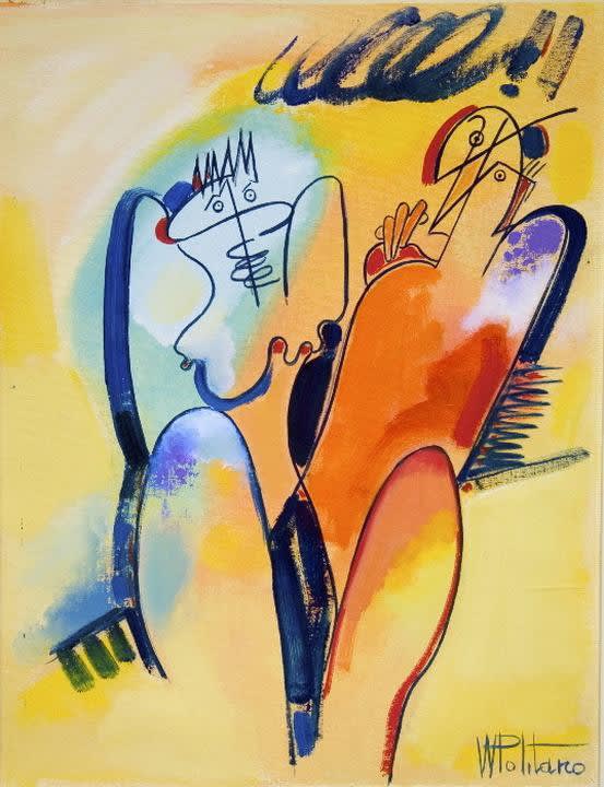 Giochi D Isis 2005. Oil On Canvas