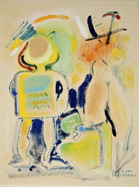 Amicizia 2005. Oil On Canvas