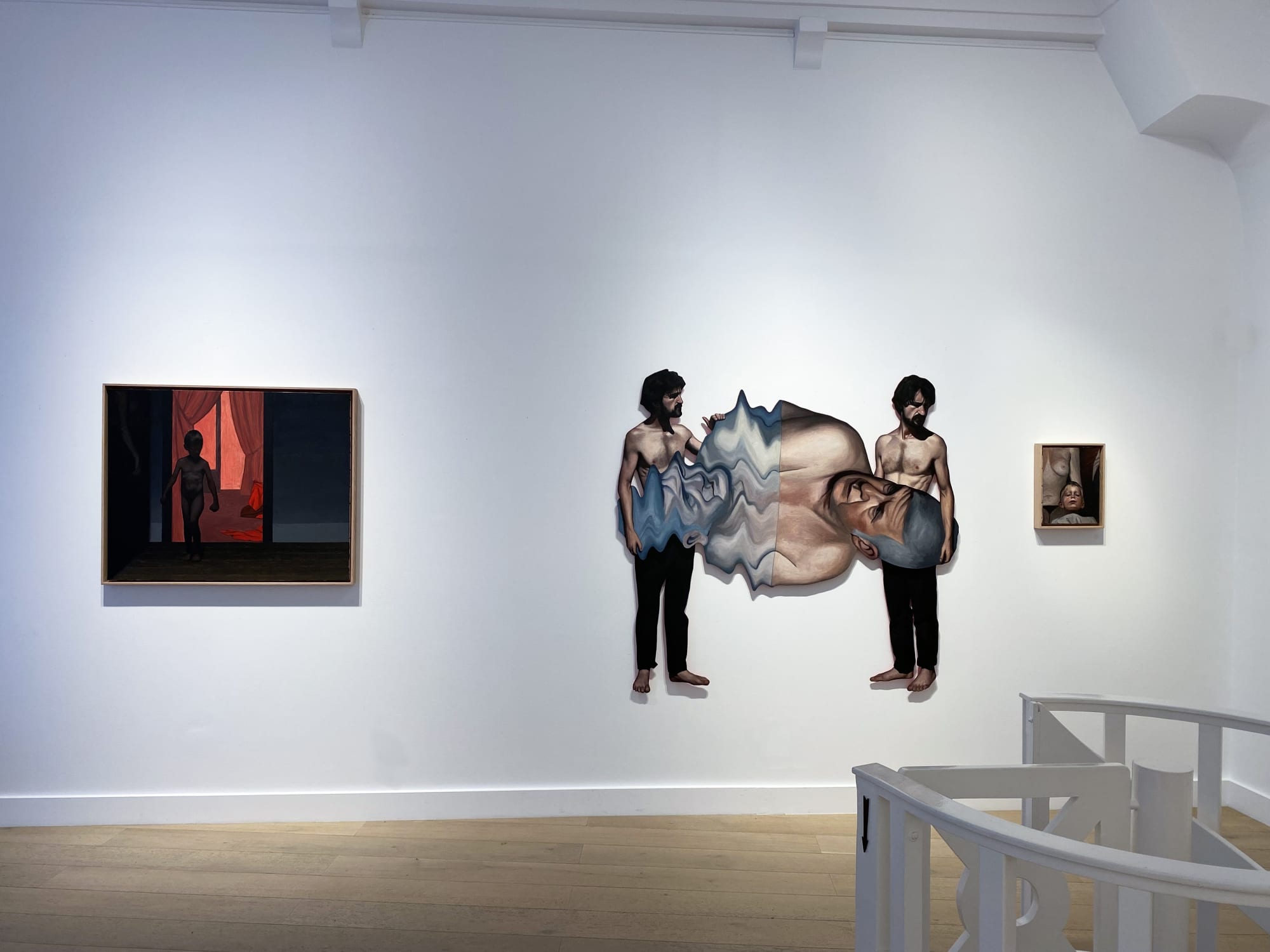 François Malingrëy, La Chambre Rouge, vue d'exposition