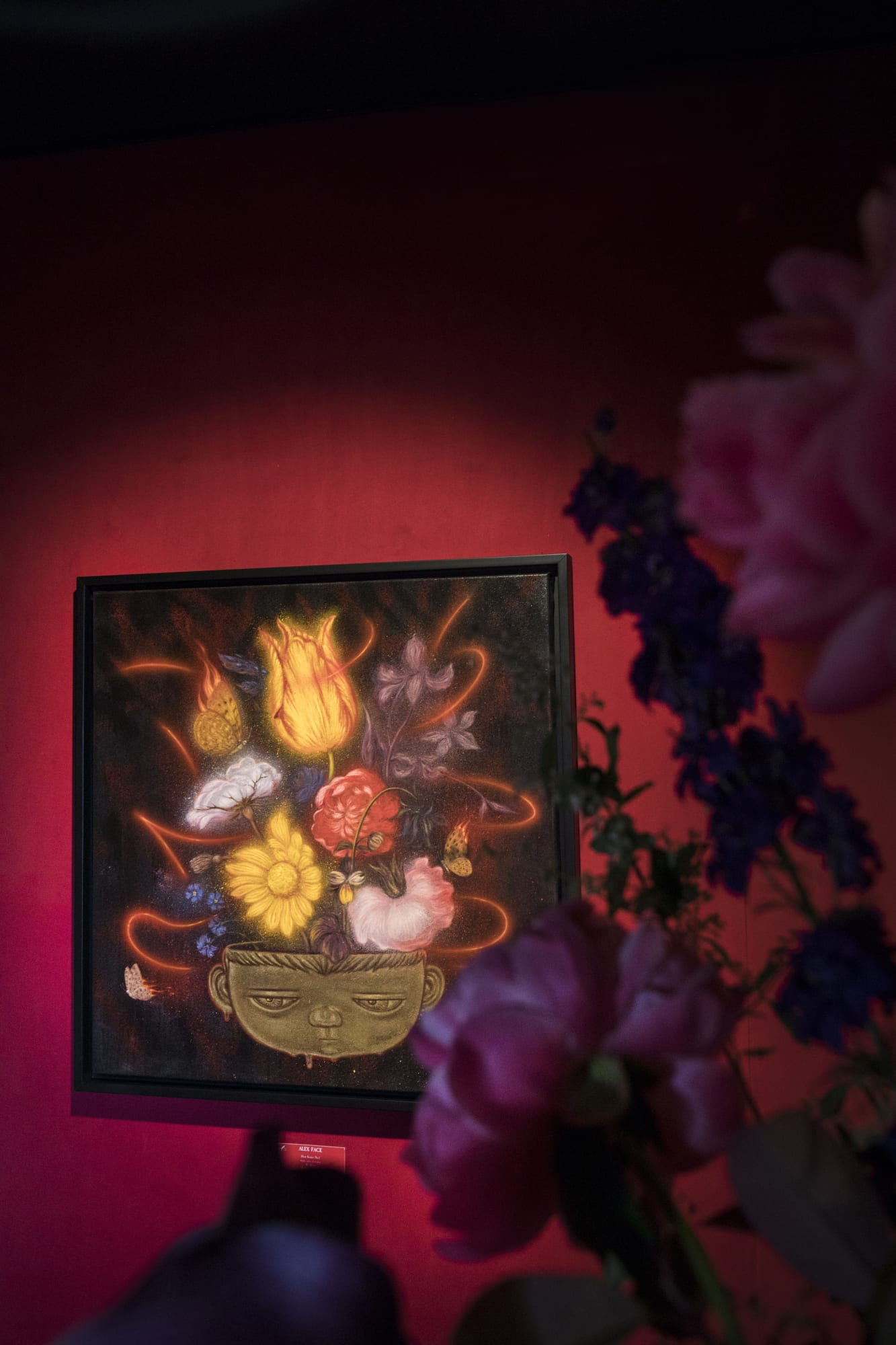 ALEX FACE: Neon and Fire Vanitas